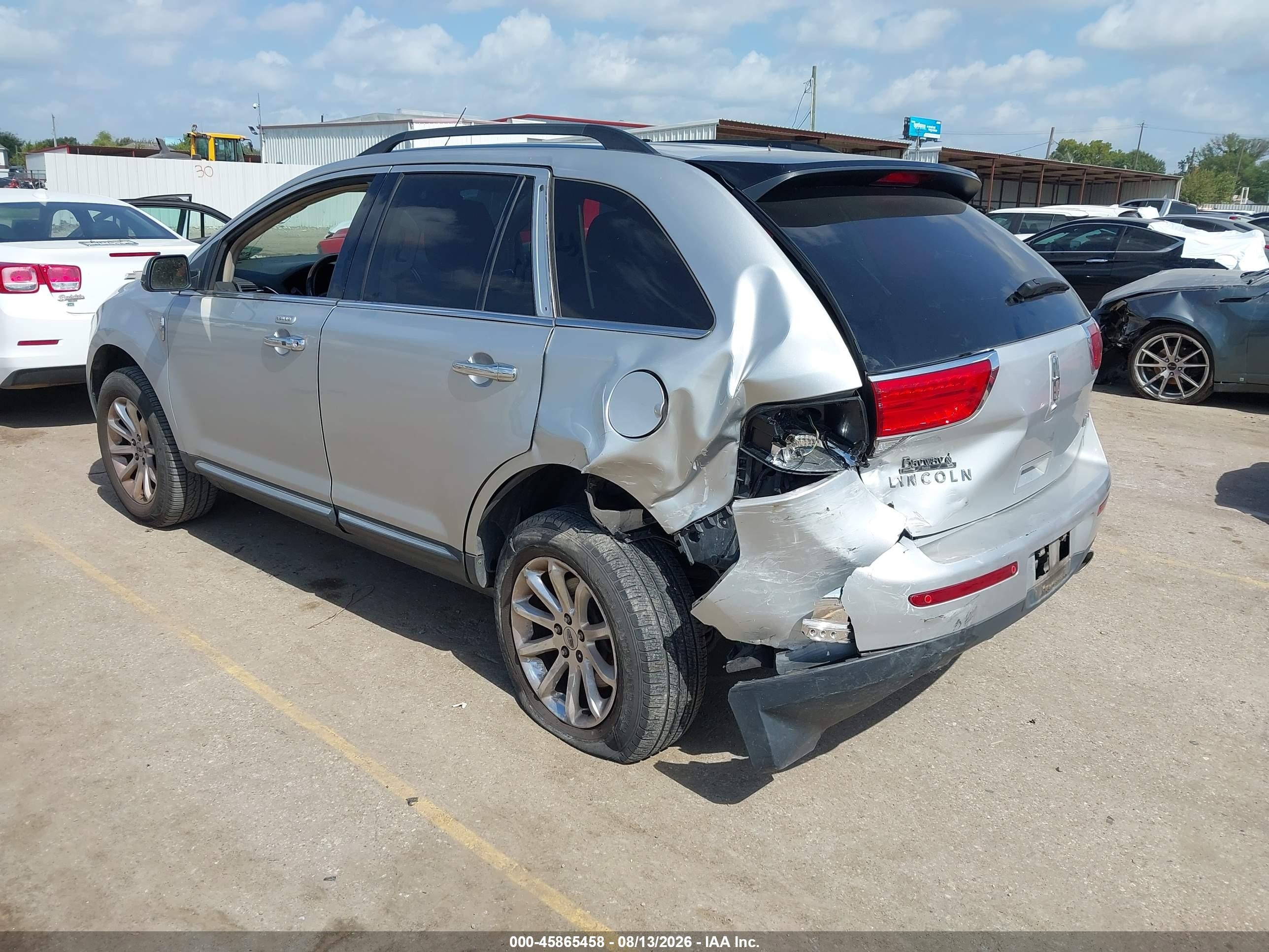 2013 Lincoln Mkx   Silver vin: 2LMDJ6JKXDBL44988