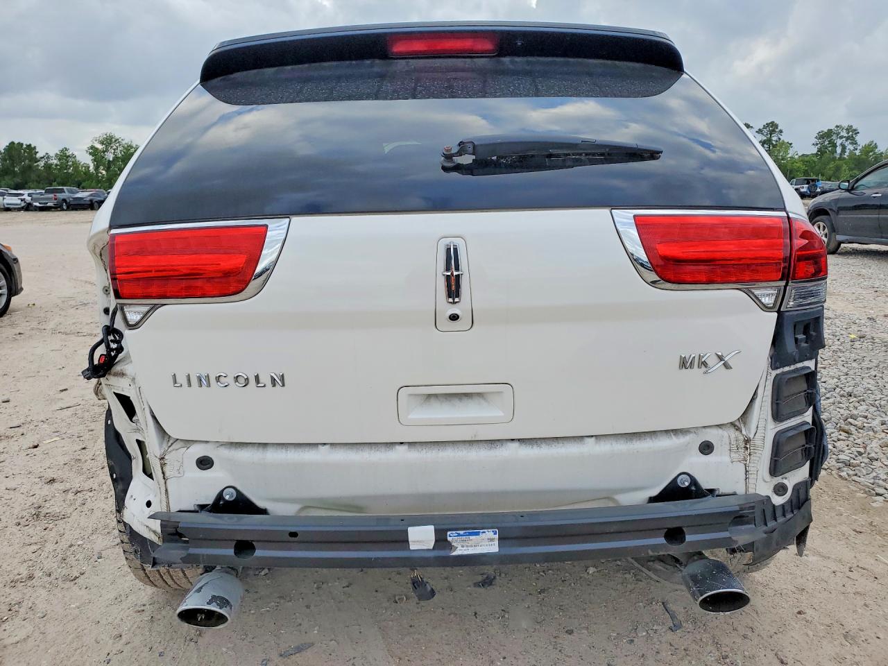 2015 Lincoln Mkx White vin: 2LMDJ6JKXFBL22783