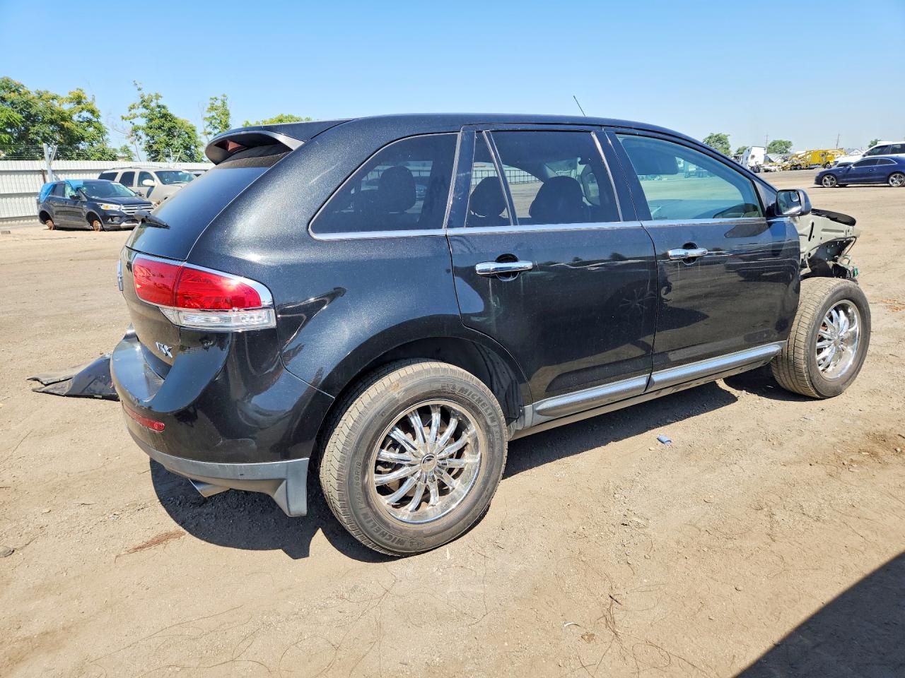 2015 Lincoln Mkx Black vin: 2LMDJ6JKXFBL27403