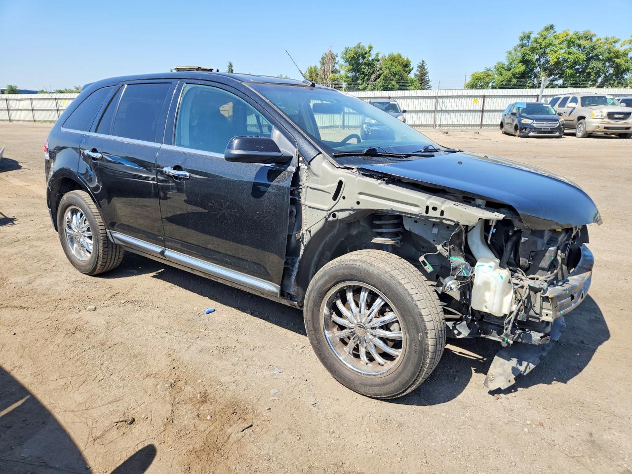 2015 Lincoln Mkx Black vin: 2LMDJ6JKXFBL27403