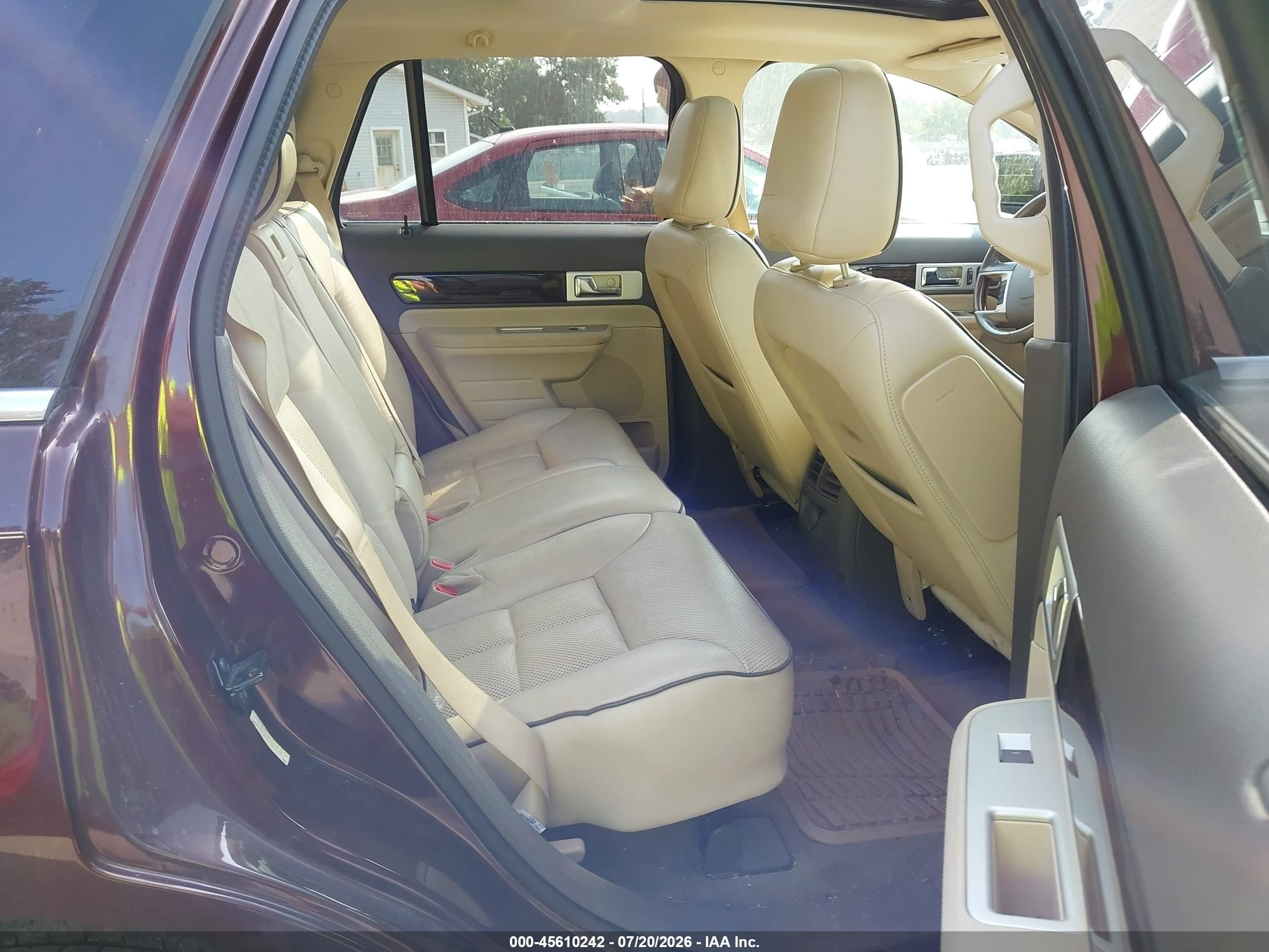 2010 Lincoln Mkx   Темно-бордовый vin: 2LMDJ8JC0ABJ23397
