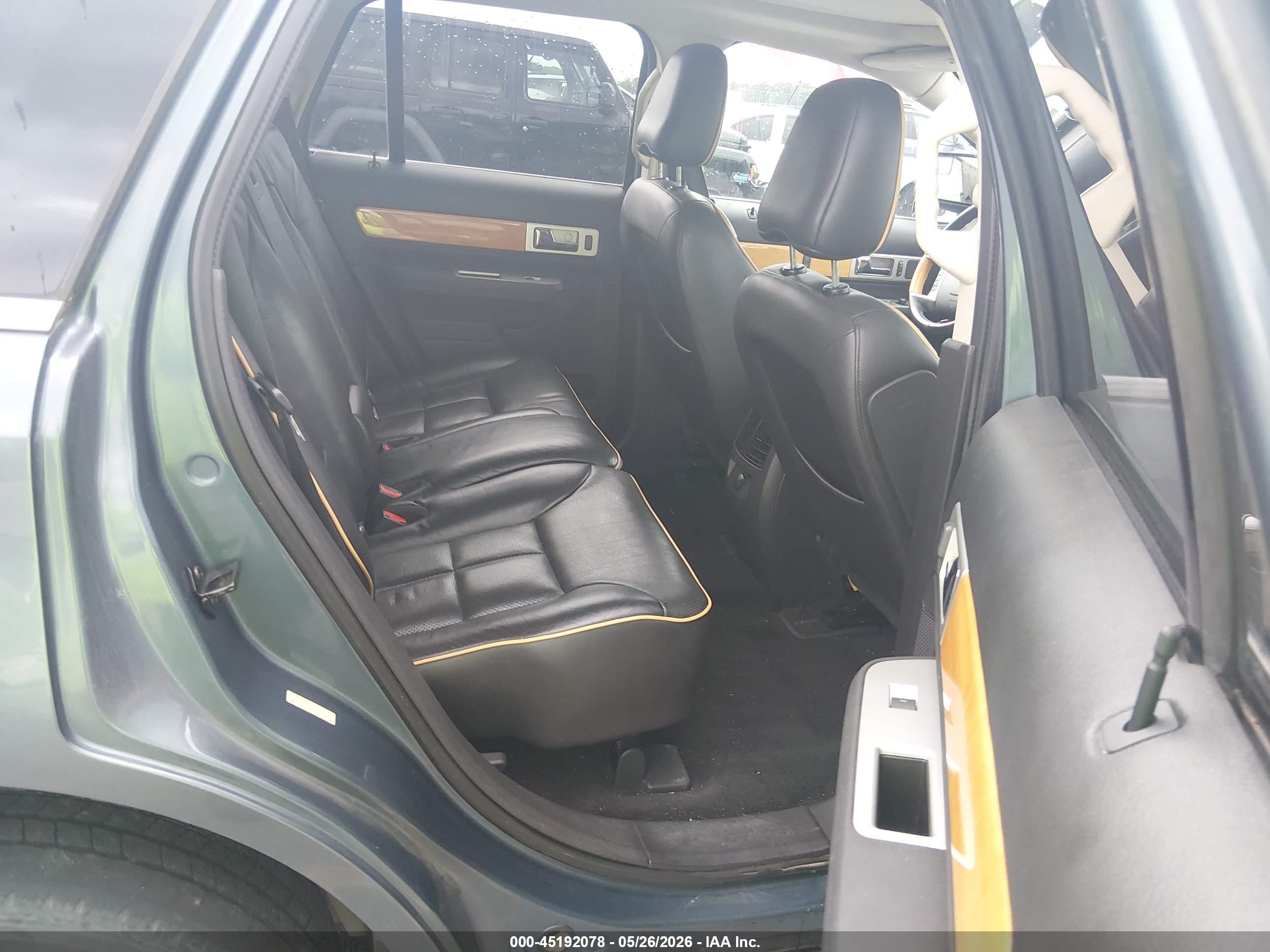 2010 Lincoln Mkx   Blue vin: 2LMDJ8JC1ABJ35056