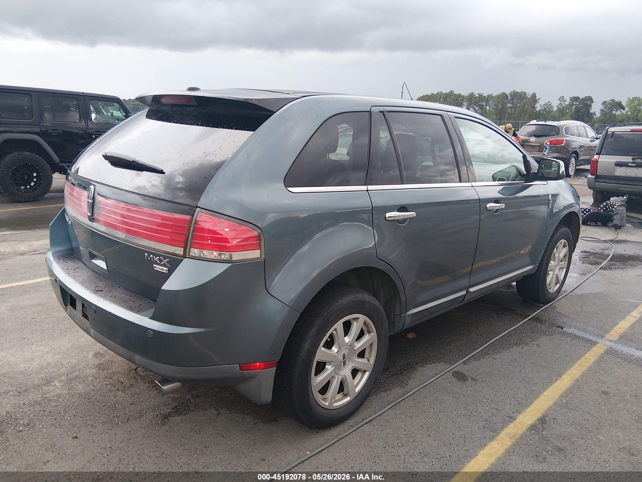 2010 Lincoln Mkx   Blue vin: 2LMDJ8JC1ABJ35056
