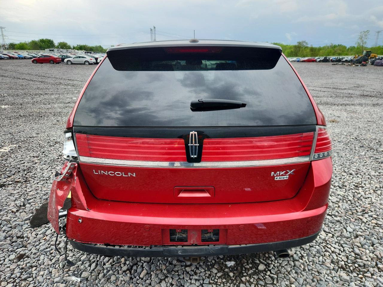 2010 Lincoln Mkx Red vin: 2LMDJ8JC2ABJ10439