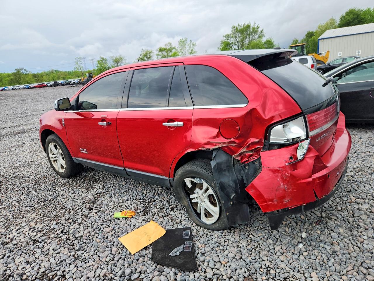 2010 Lincoln Mkx Red vin: 2LMDJ8JC2ABJ10439