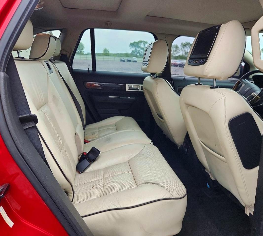 2010 Lincoln Mkx Red vin: 2LMDJ8JC2ABJ10439