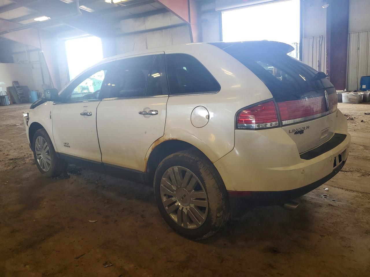 2010 Lincoln Mkx White vin: 2LMDJ8JC2ABJ26897