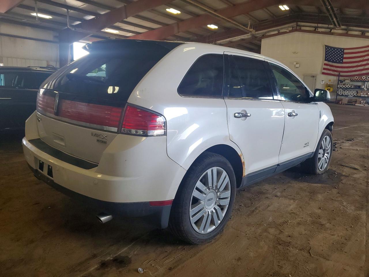 2010 Lincoln Mkx White vin: 2LMDJ8JC2ABJ26897