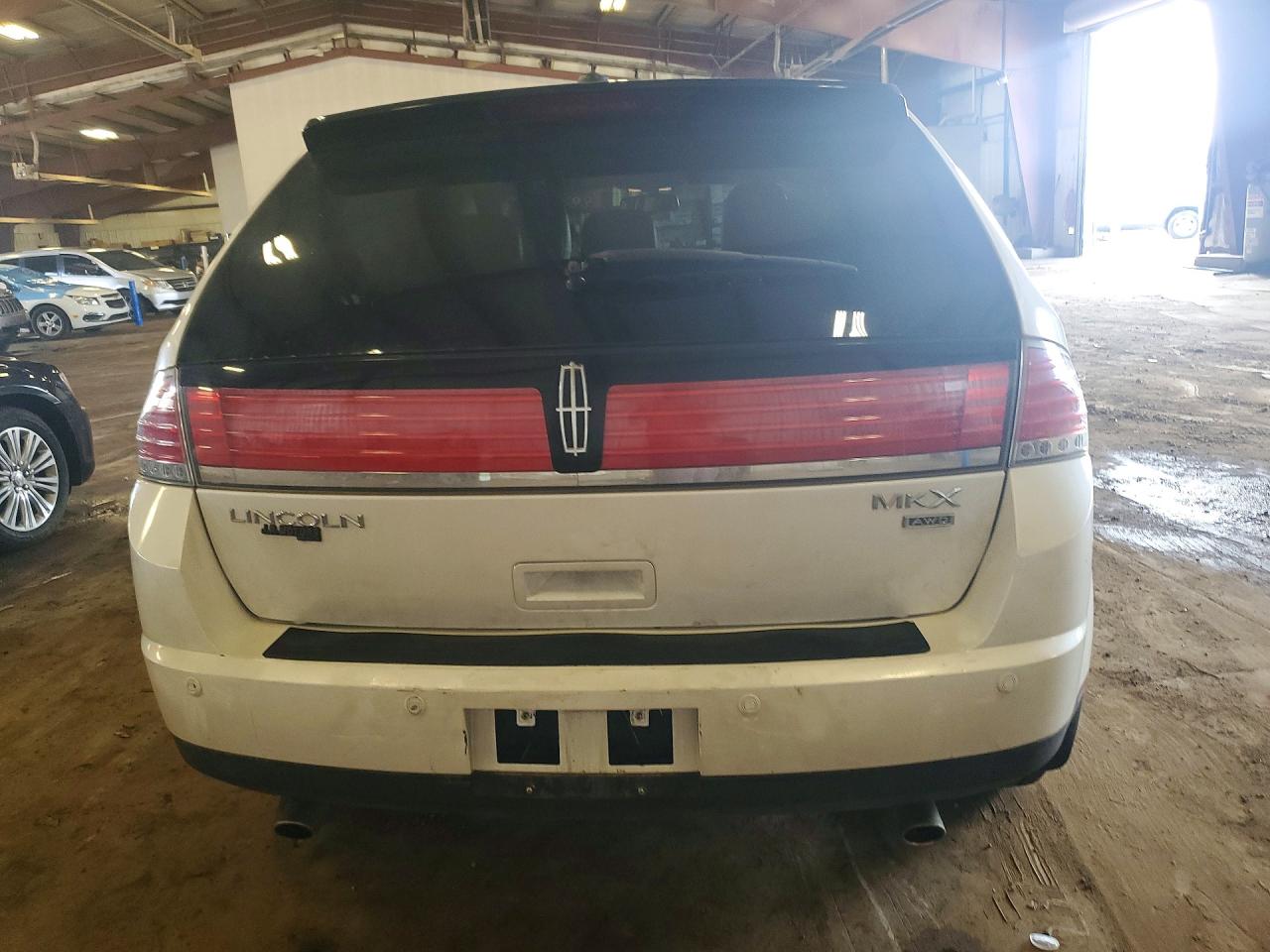 2010 Lincoln Mkx White vin: 2LMDJ8JC2ABJ26897