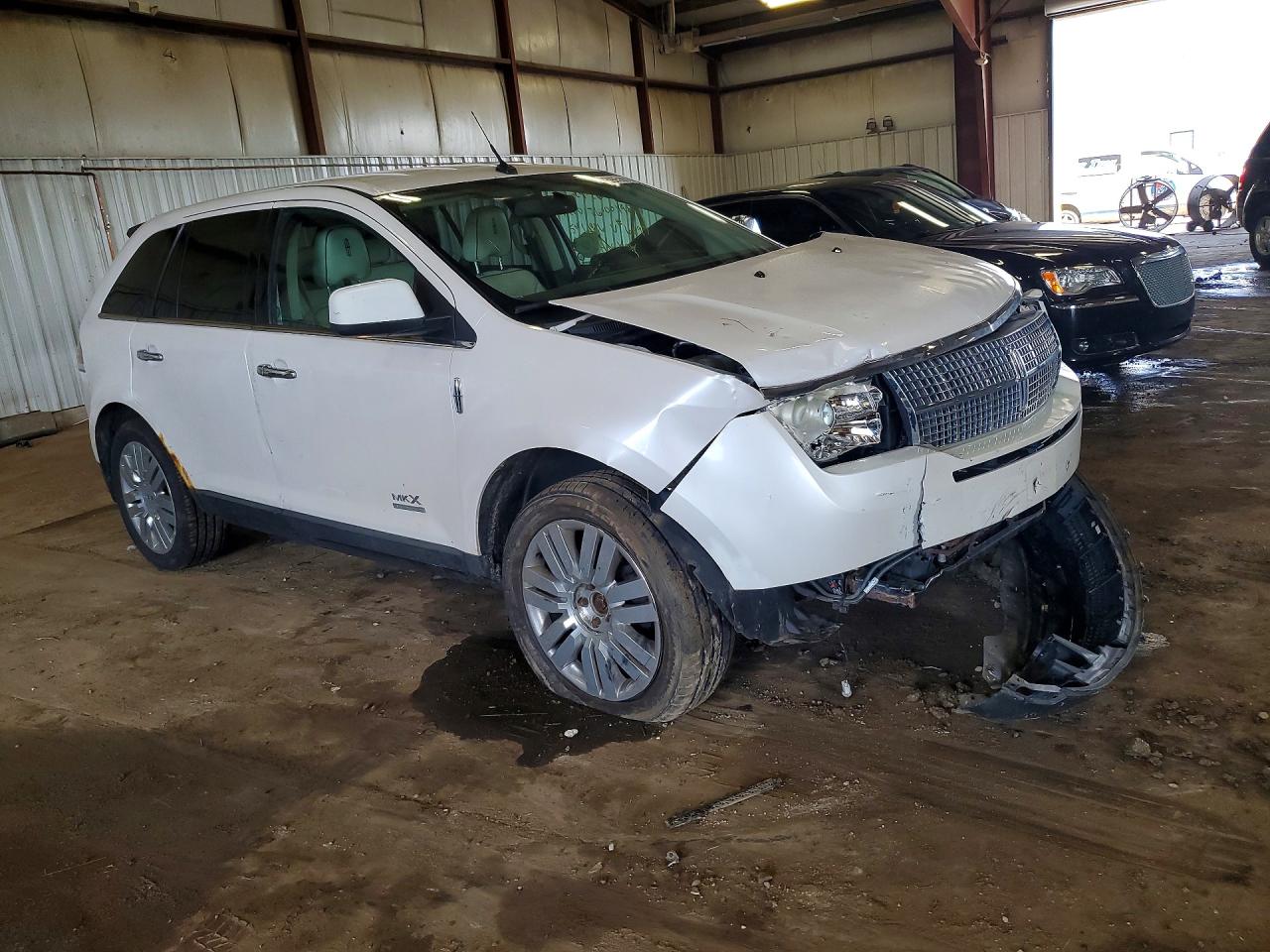 2010 Lincoln Mkx White vin: 2LMDJ8JC2ABJ26897