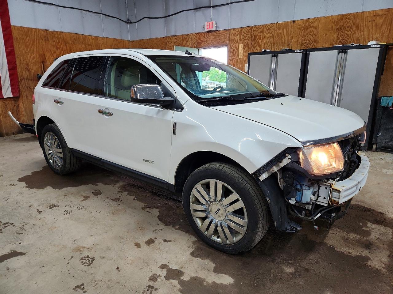 2010 Lincoln Mkx White vin: 2LMDJ8JC3ABJ13513