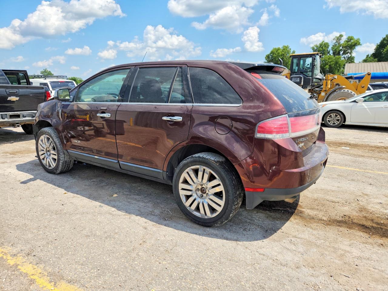 2010 Lincoln Mkx Maroon vin: 2LMDJ8JC3AFJ13754