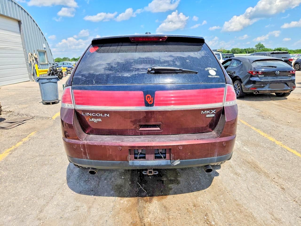 2010 Lincoln Mkx Maroon vin: 2LMDJ8JC3AFJ13754