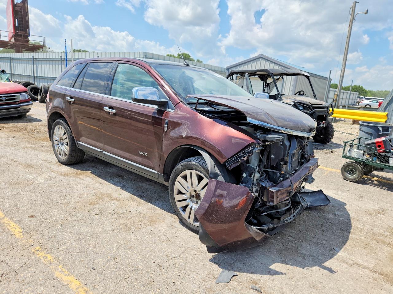 2010 Lincoln Mkx Maroon vin: 2LMDJ8JC3AFJ13754