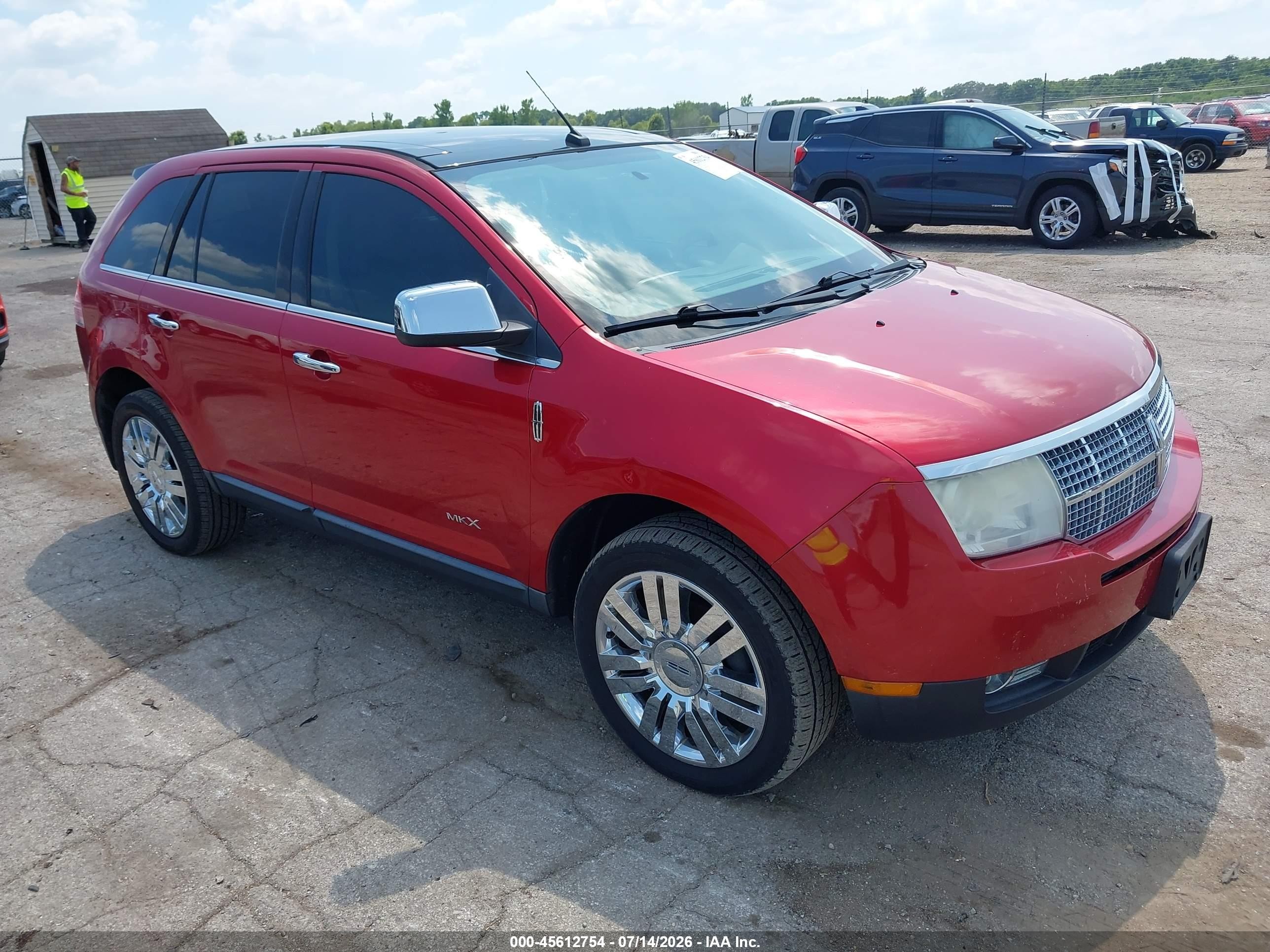 2010 Lincoln Mkx   Burgundy vin: 2LMDJ8JC4ABJ02259