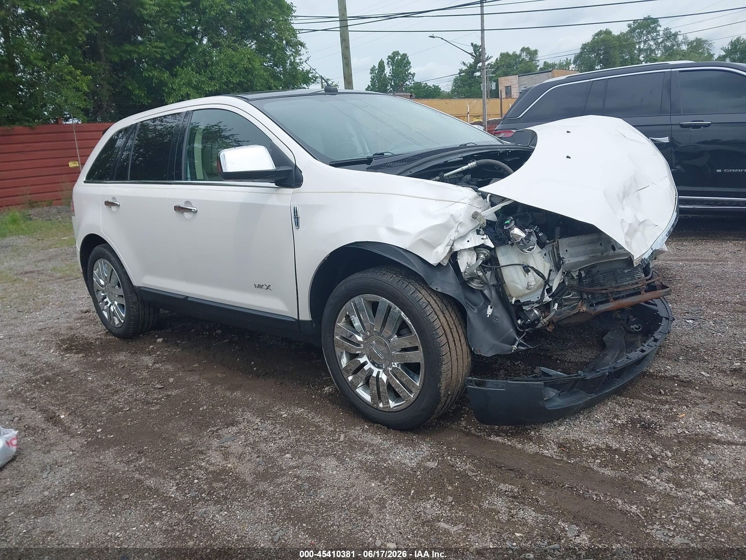 2010 Lincoln Mkx   Белый vin: 2LMDJ8JC4ABJ10894
