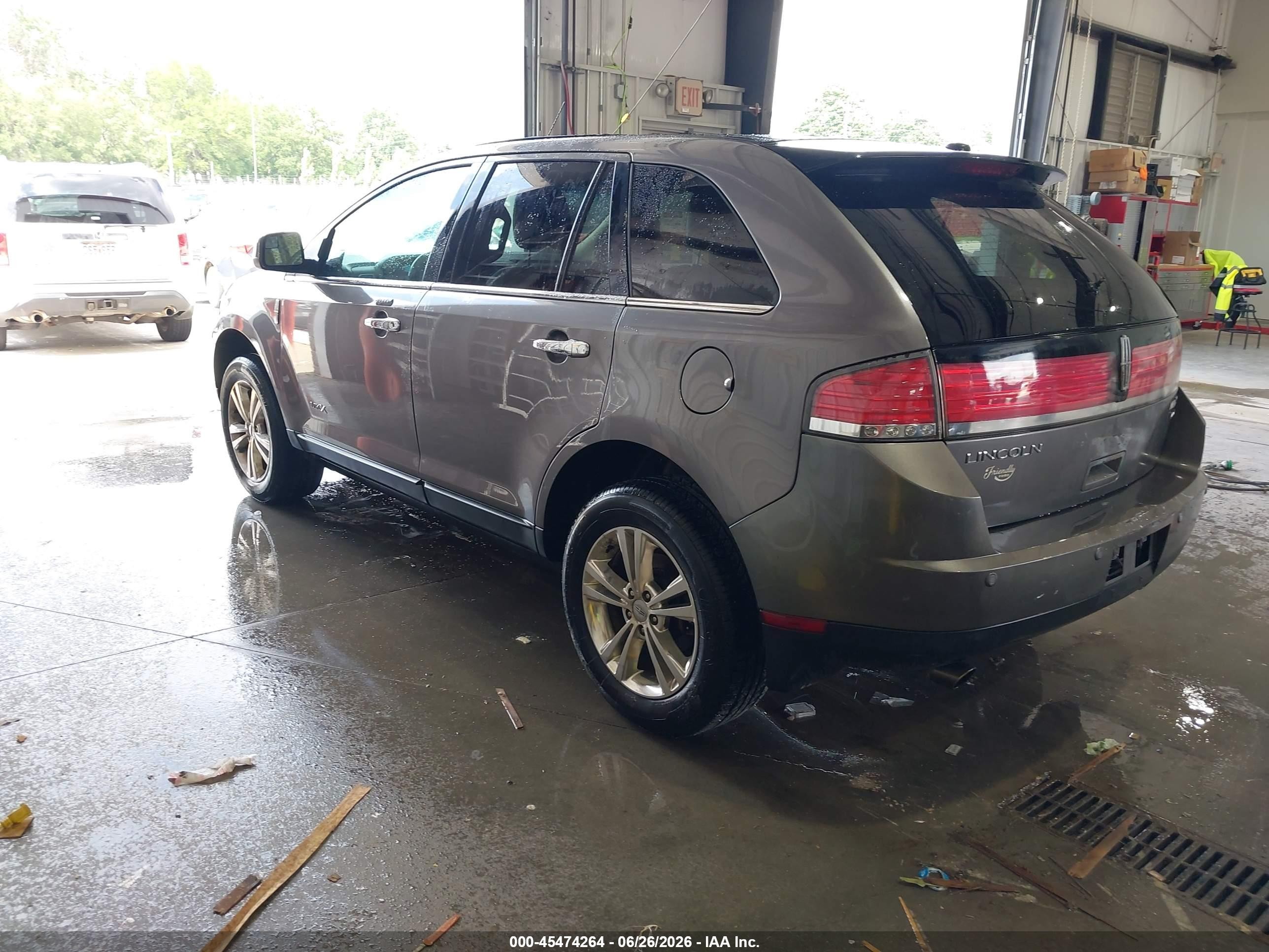 2010 Lincoln Mkx   Серый vin: 2LMDJ8JC6ABJ02036