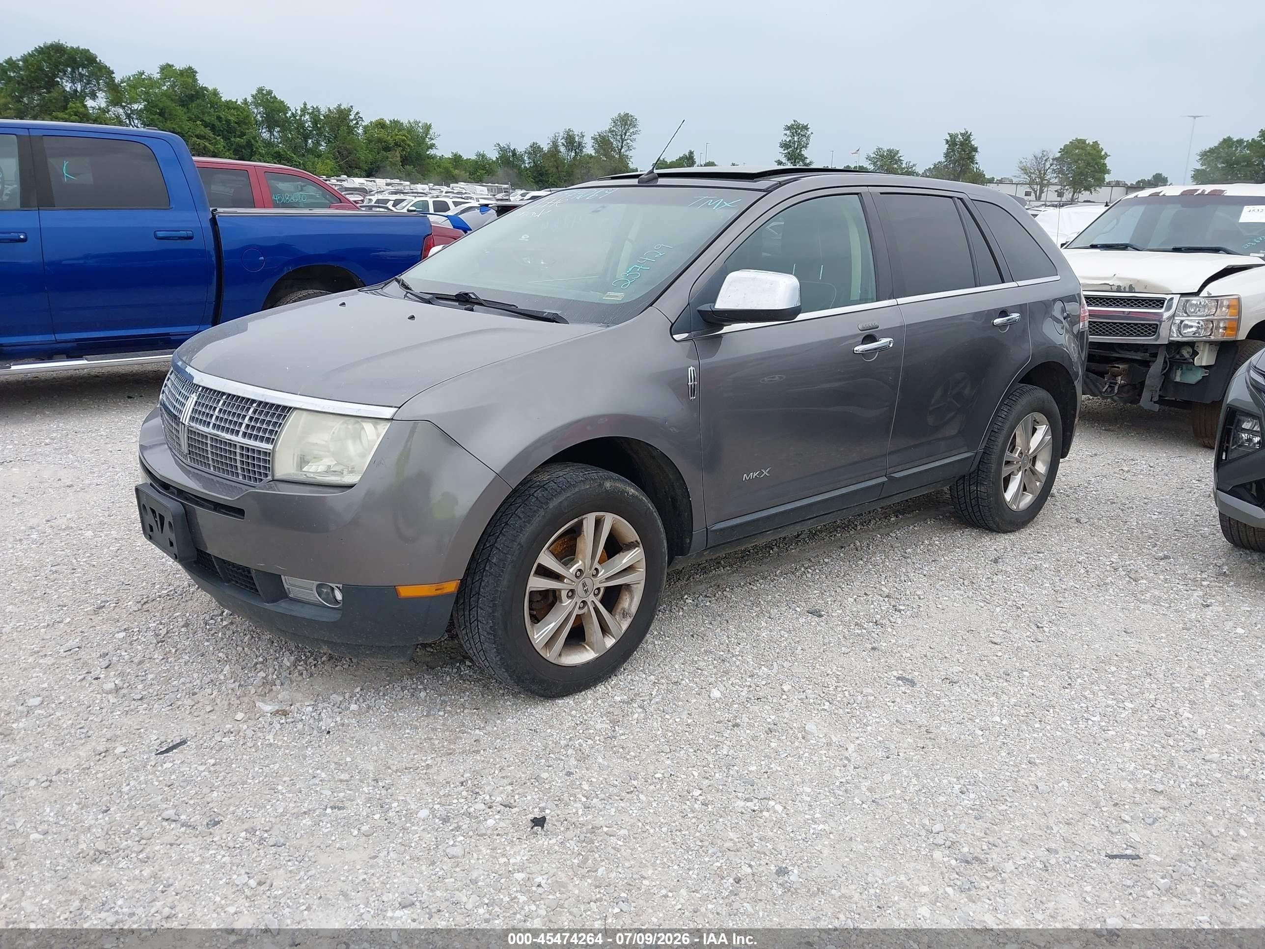 2010 Lincoln Mkx   Серый vin: 2LMDJ8JC6ABJ02036