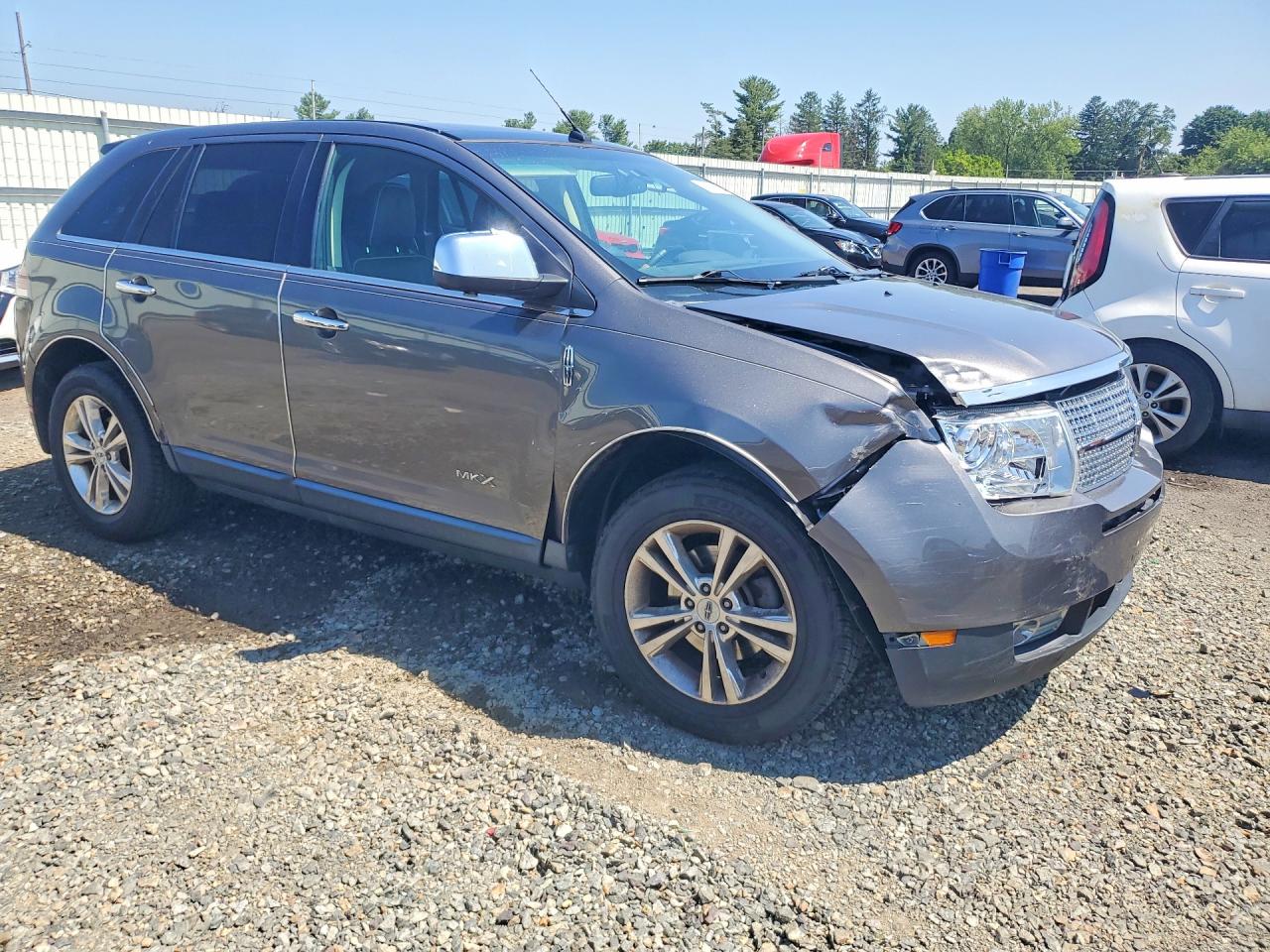 2010 Lincoln Mkx Gray vin: 2LMDJ8JC7ABJ01381