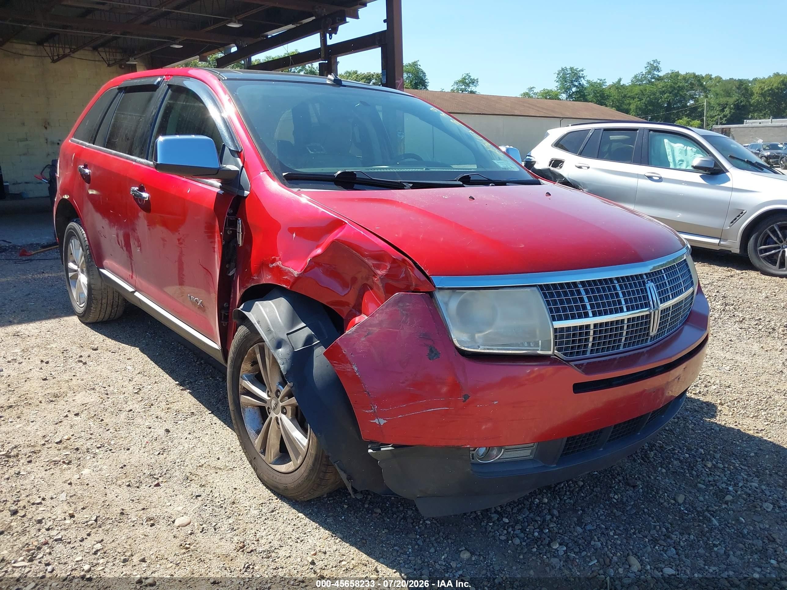 2010 Lincoln Mkx   Red vin: 2LMDJ8JC7ABJ24370