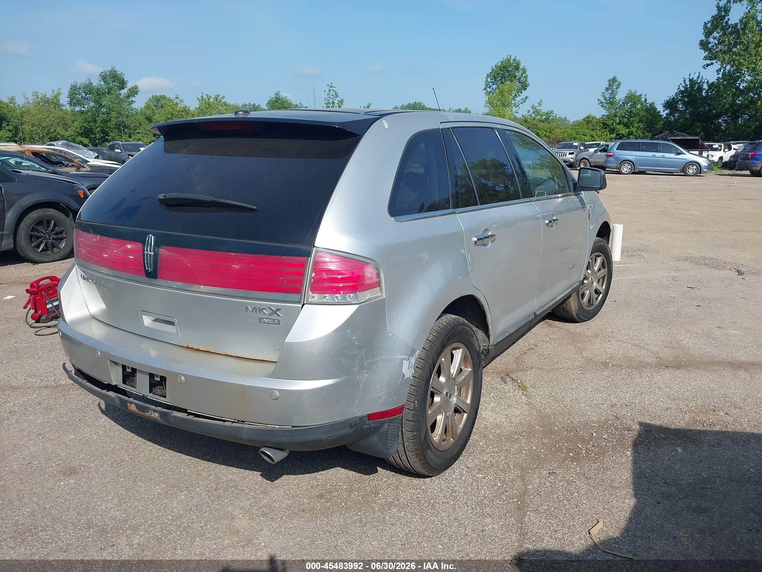 2010 Lincoln Mkx Silver vin: 2LMDJ8JC7ABJ34168