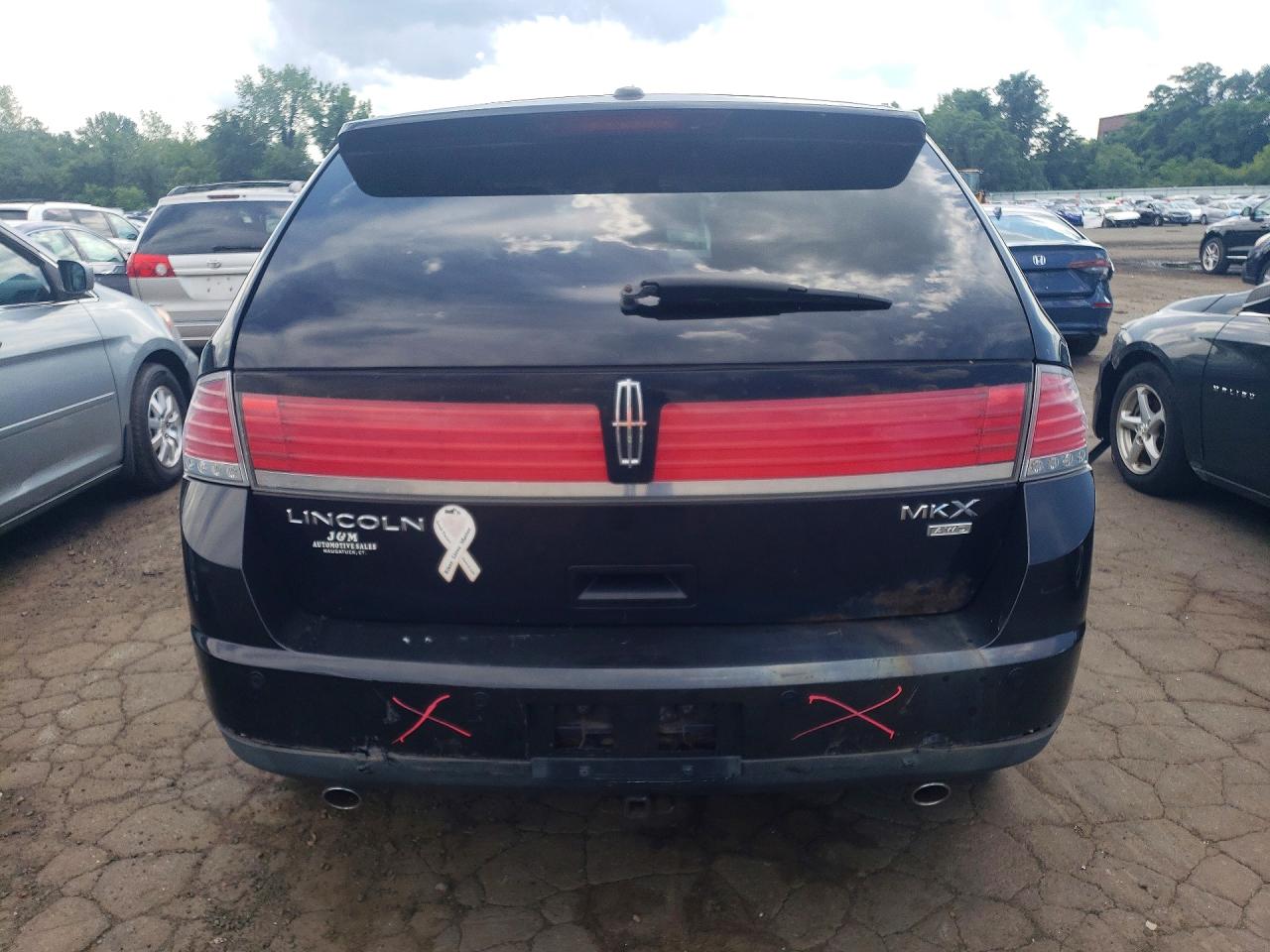 2010 Lincoln Mkx Black vin: 2LMDJ8JC9ABJ13001