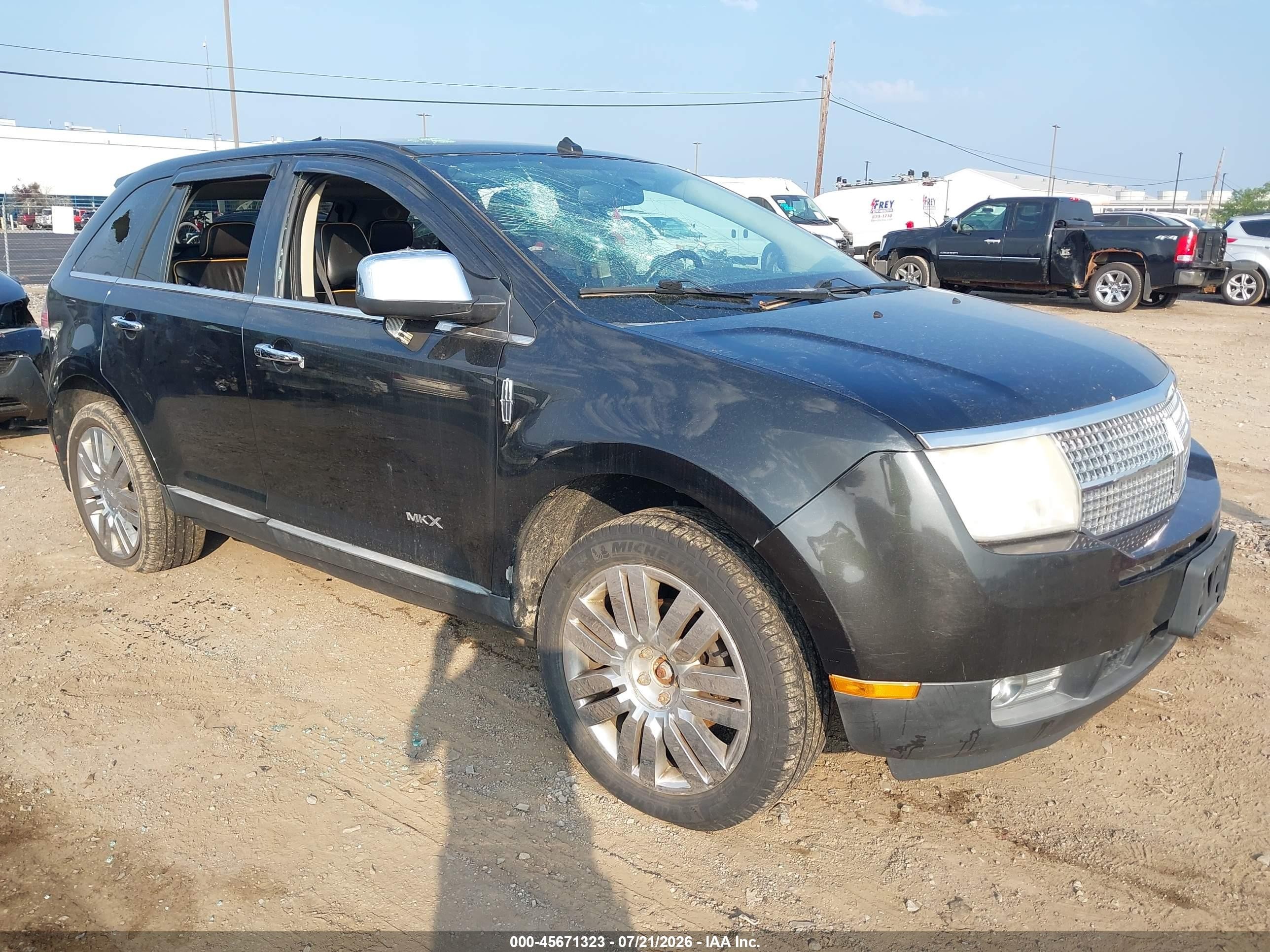 2010 Lincoln Mkx   Black vin: 2LMDJ8JC9ABJ24435