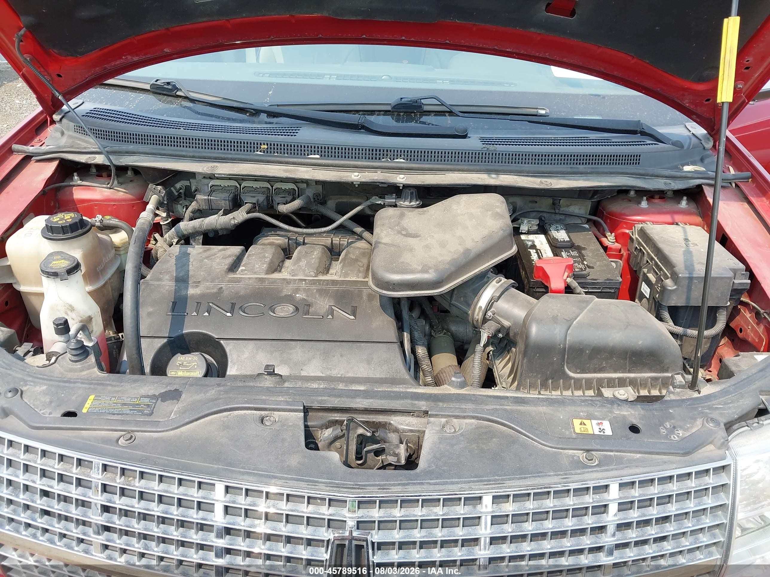 2010 Lincoln Mkx   Red vin: 2LMDJ8JC9ABJ33717