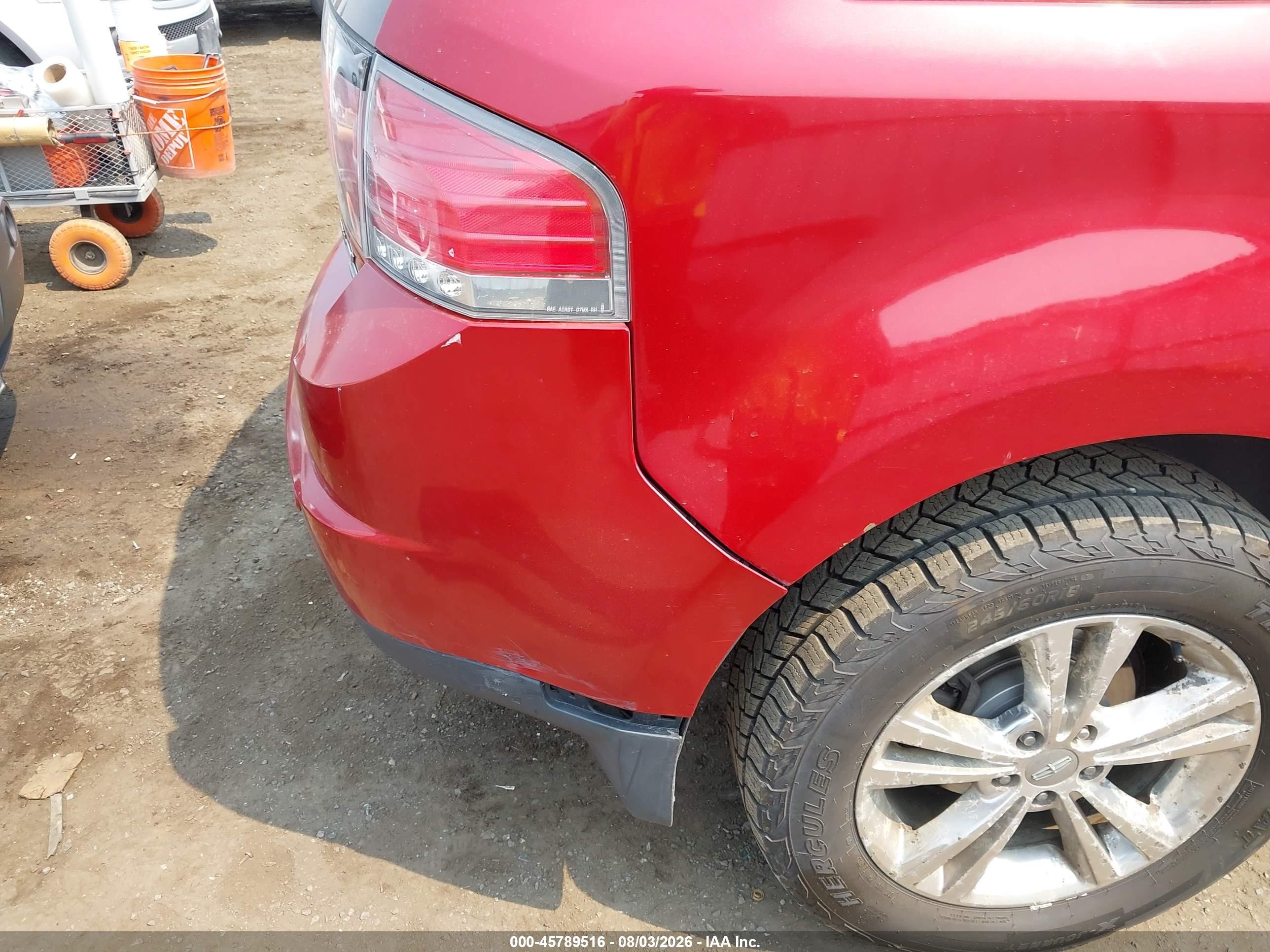 2010 Lincoln Mkx   Red vin: 2LMDJ8JC9ABJ33717