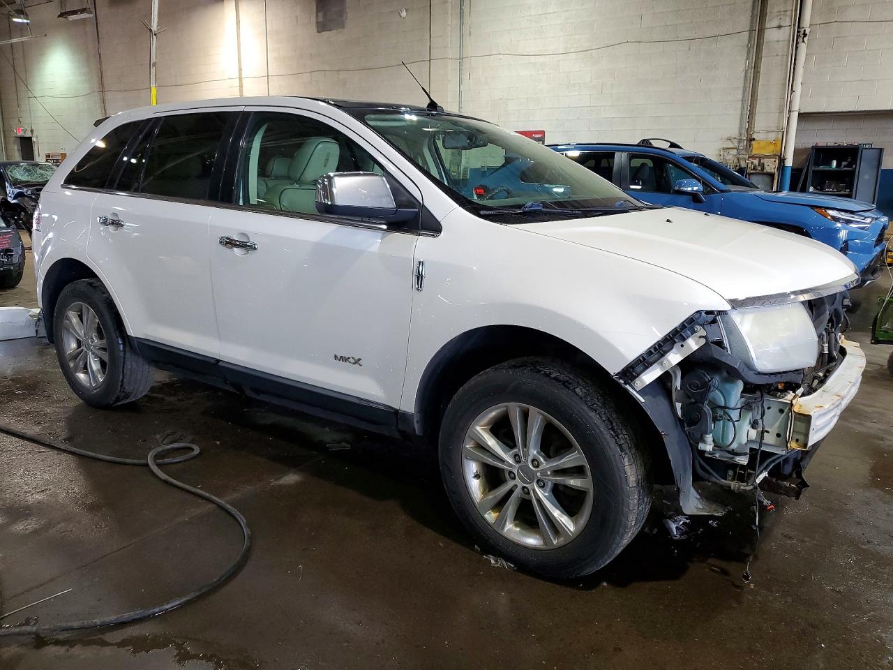 2010 Lincoln Mkx White vin: 2LMDJ8JCXABJ02167