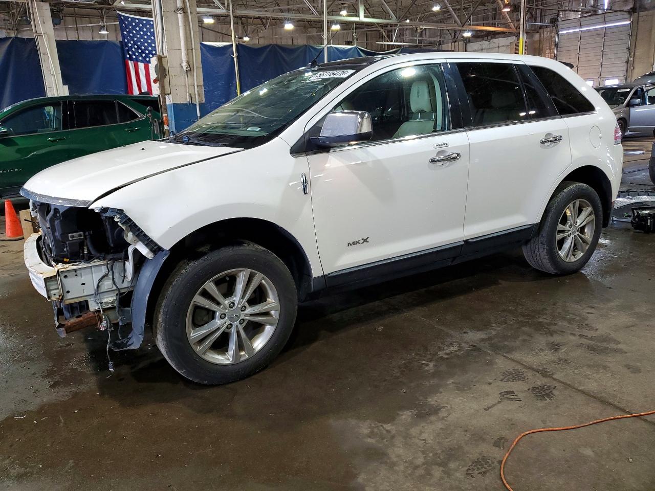 2010 Lincoln Mkx White vin: 2LMDJ8JCXABJ02167