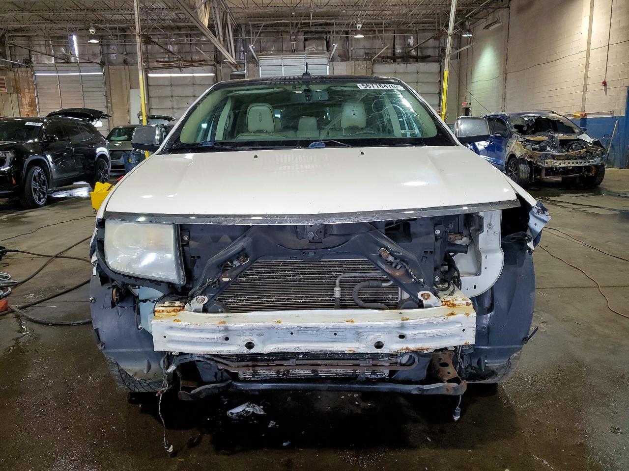 2010 Lincoln Mkx White vin: 2LMDJ8JCXABJ02167