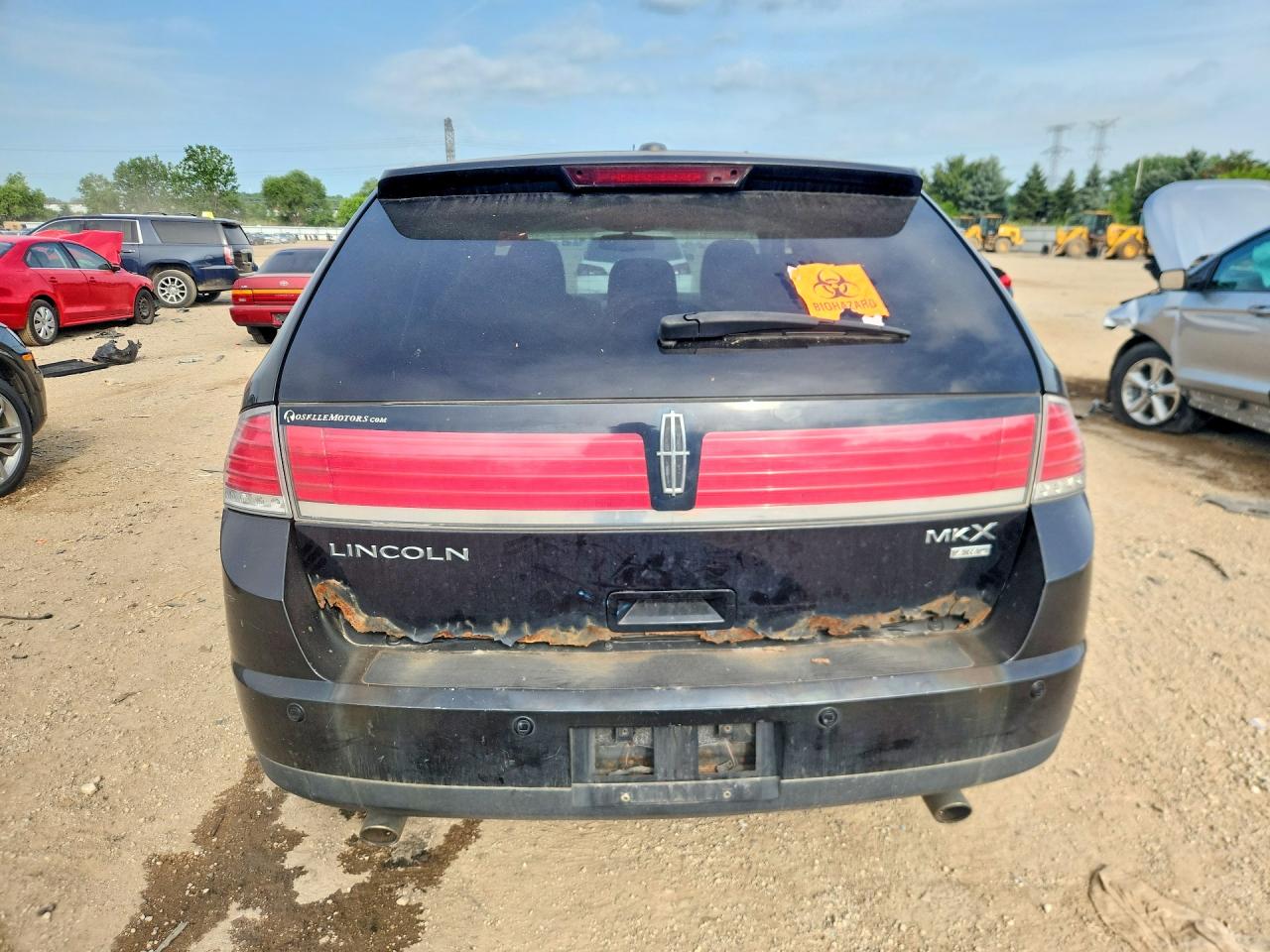 2010 Lincoln Mkx Black vin: 2LMDJ8JCXABJ02539