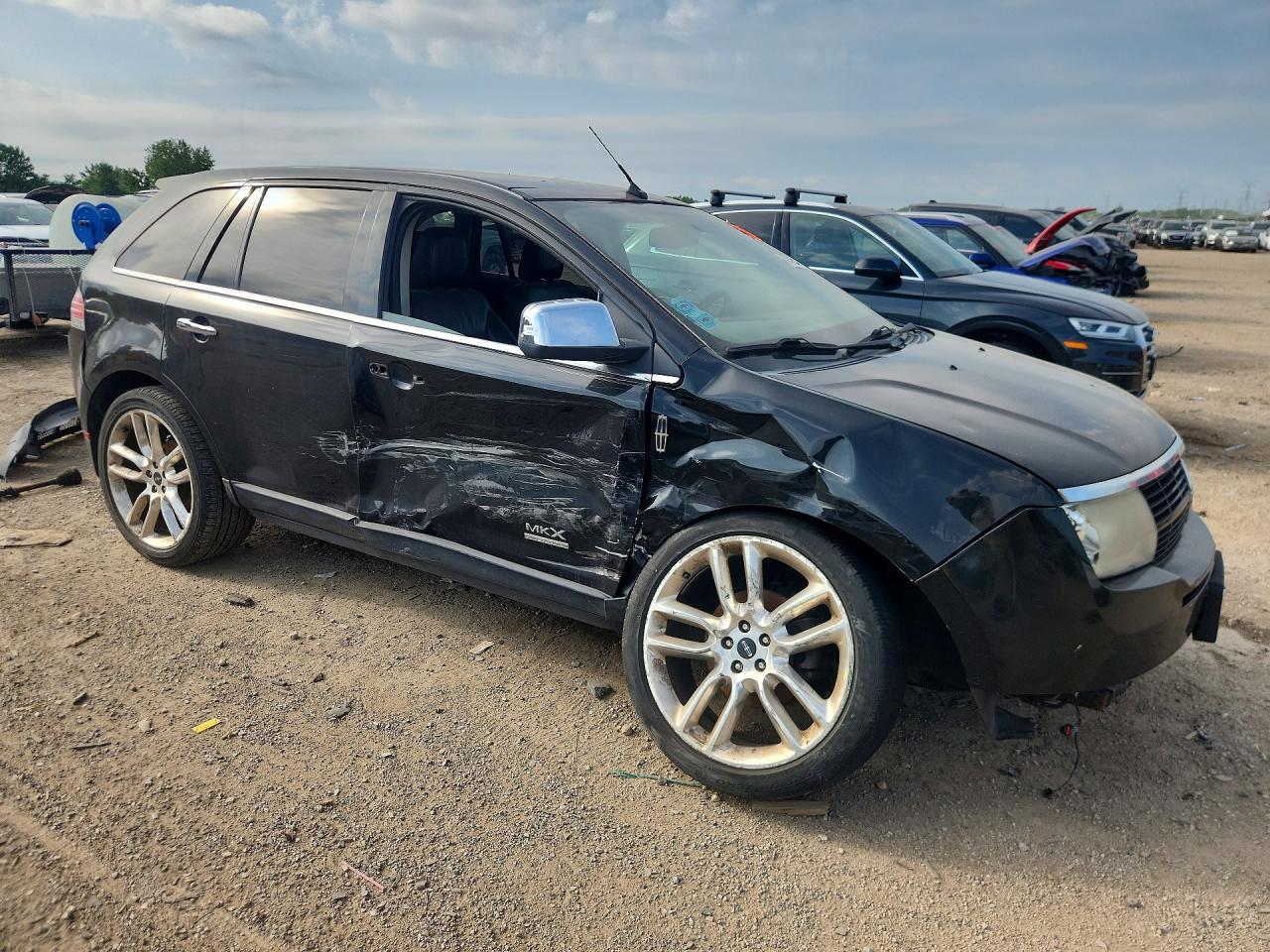 2010 Lincoln Mkx Black vin: 2LMDJ8JCXABJ02539