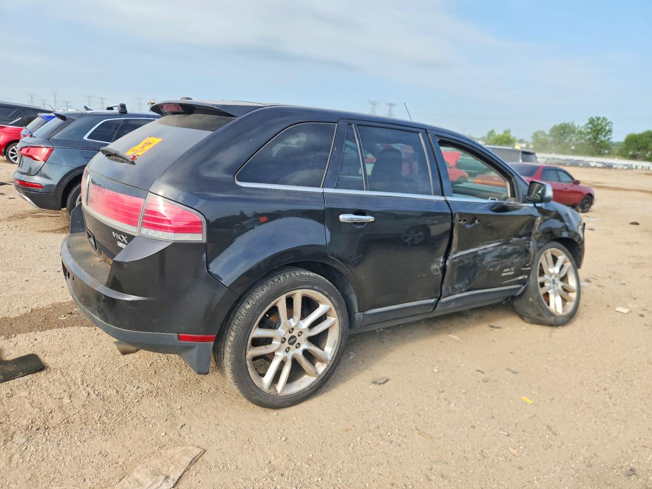2010 Lincoln Mkx Black vin: 2LMDJ8JCXABJ02539