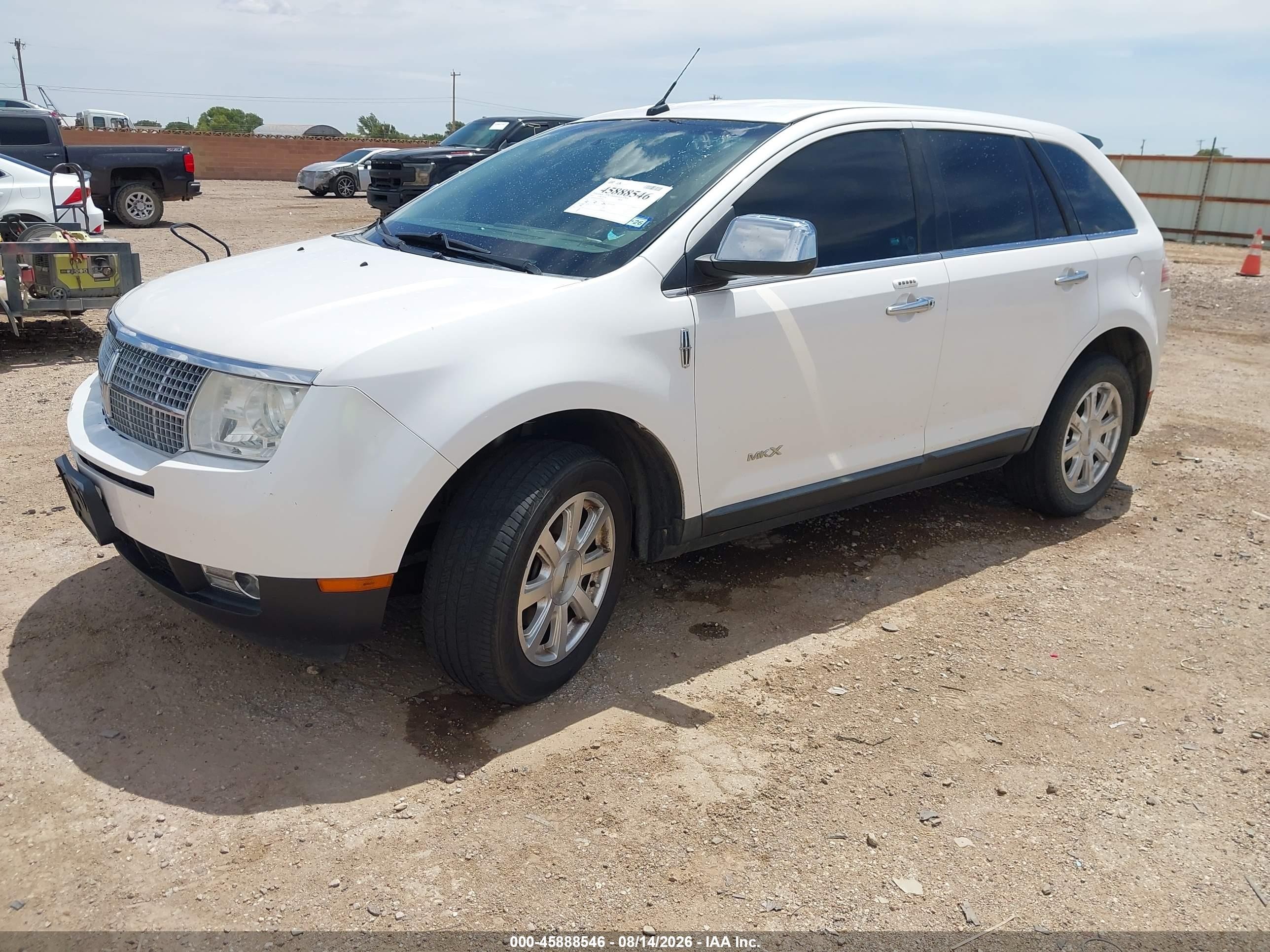 2010 Lincoln Mkx   Белый vin: 2LMDJ8JCXABJ28249