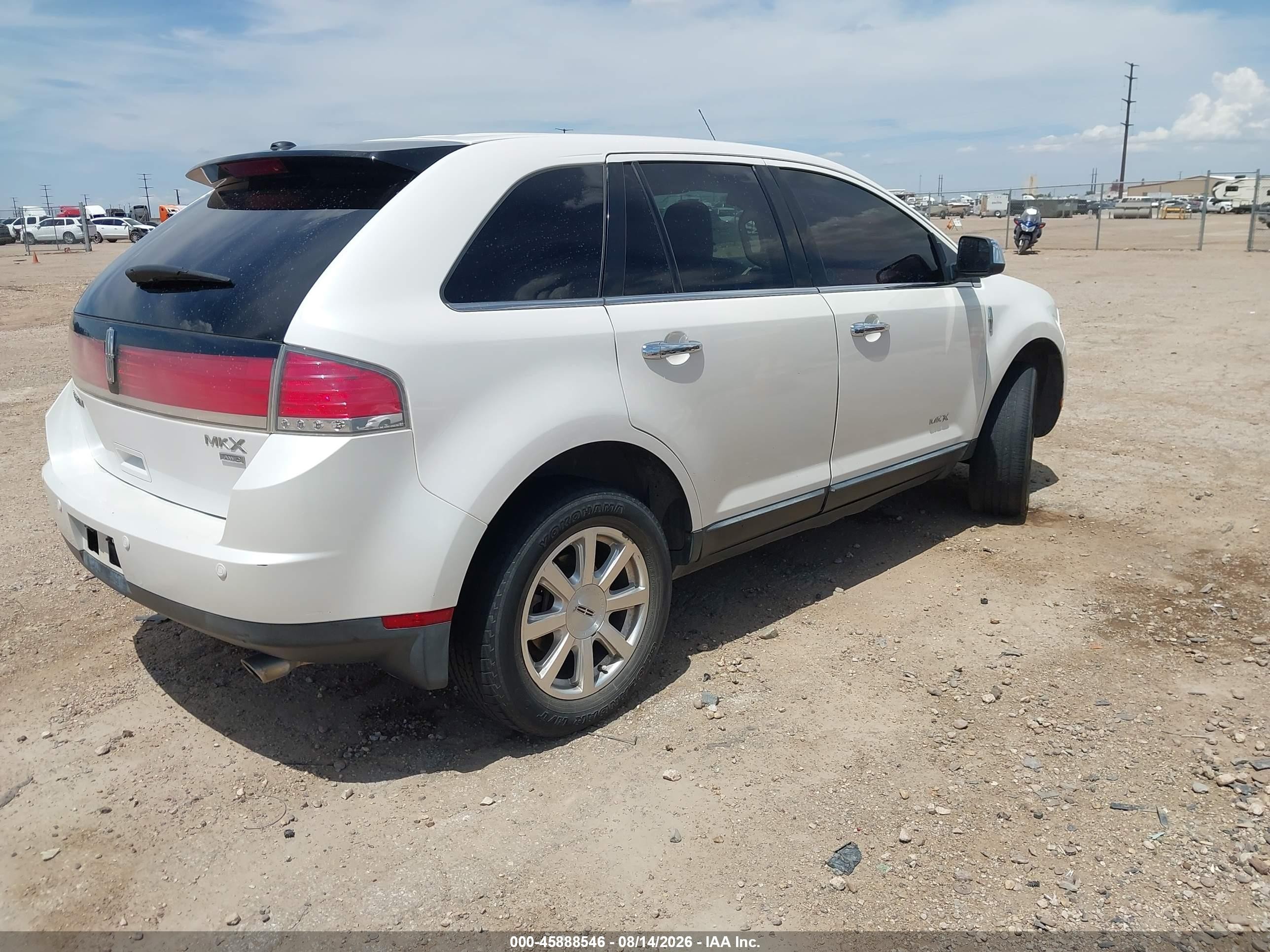 2010 Lincoln Mkx   Белый vin: 2LMDJ8JCXABJ28249