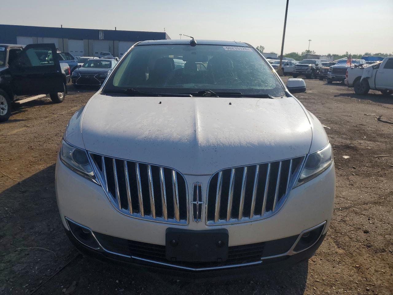 2011 Lincoln Mkx White vin: 2LMDJ8JK0BBJ30388