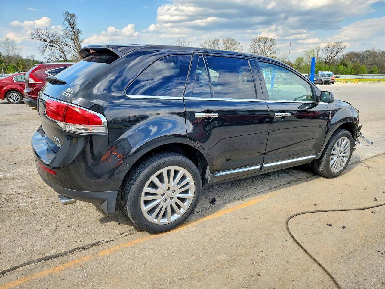 2012 Lincoln Mkx Black vin: 2LMDJ8JK0CBL15638
