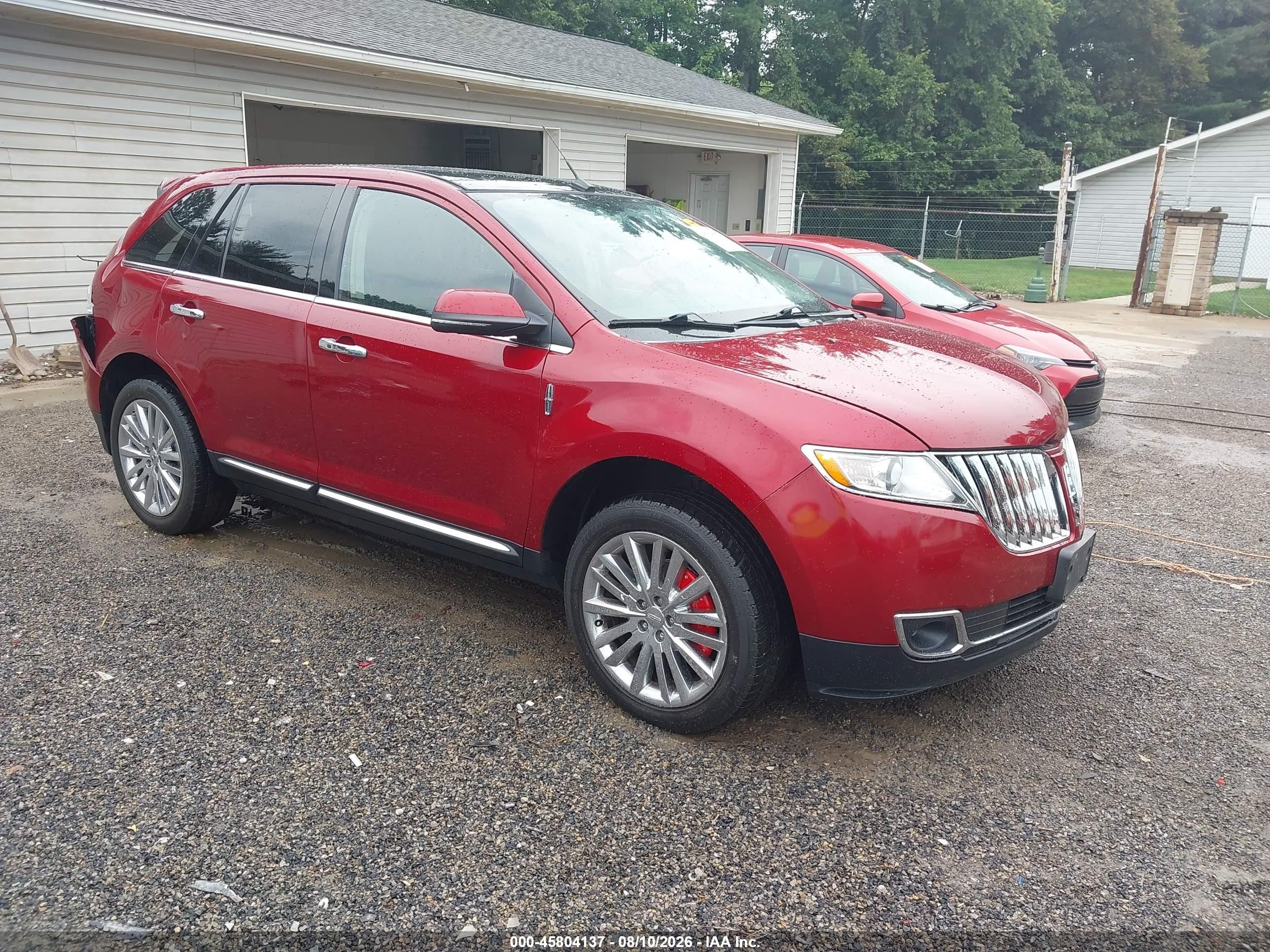 2013 Lincoln Mkx   Red vin: 2LMDJ8JK0DBL11204
