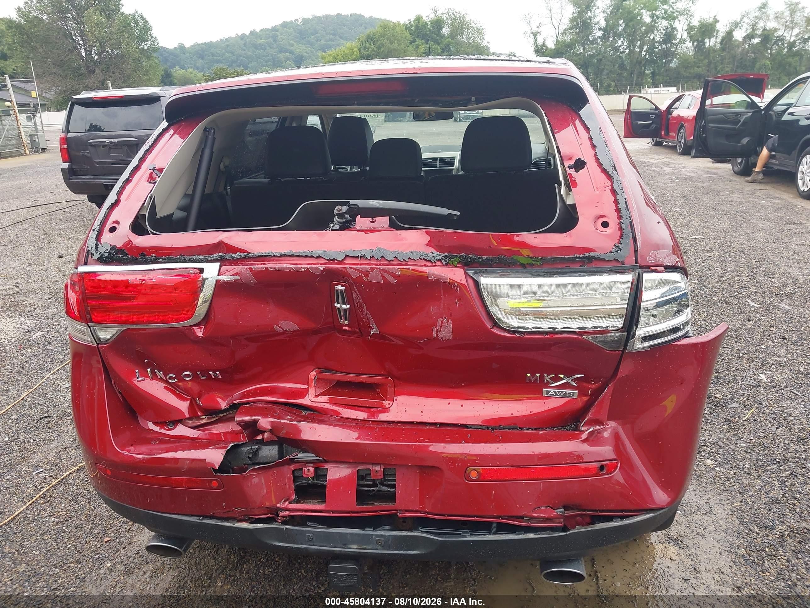 2013 Lincoln Mkx   Red vin: 2LMDJ8JK0DBL11204