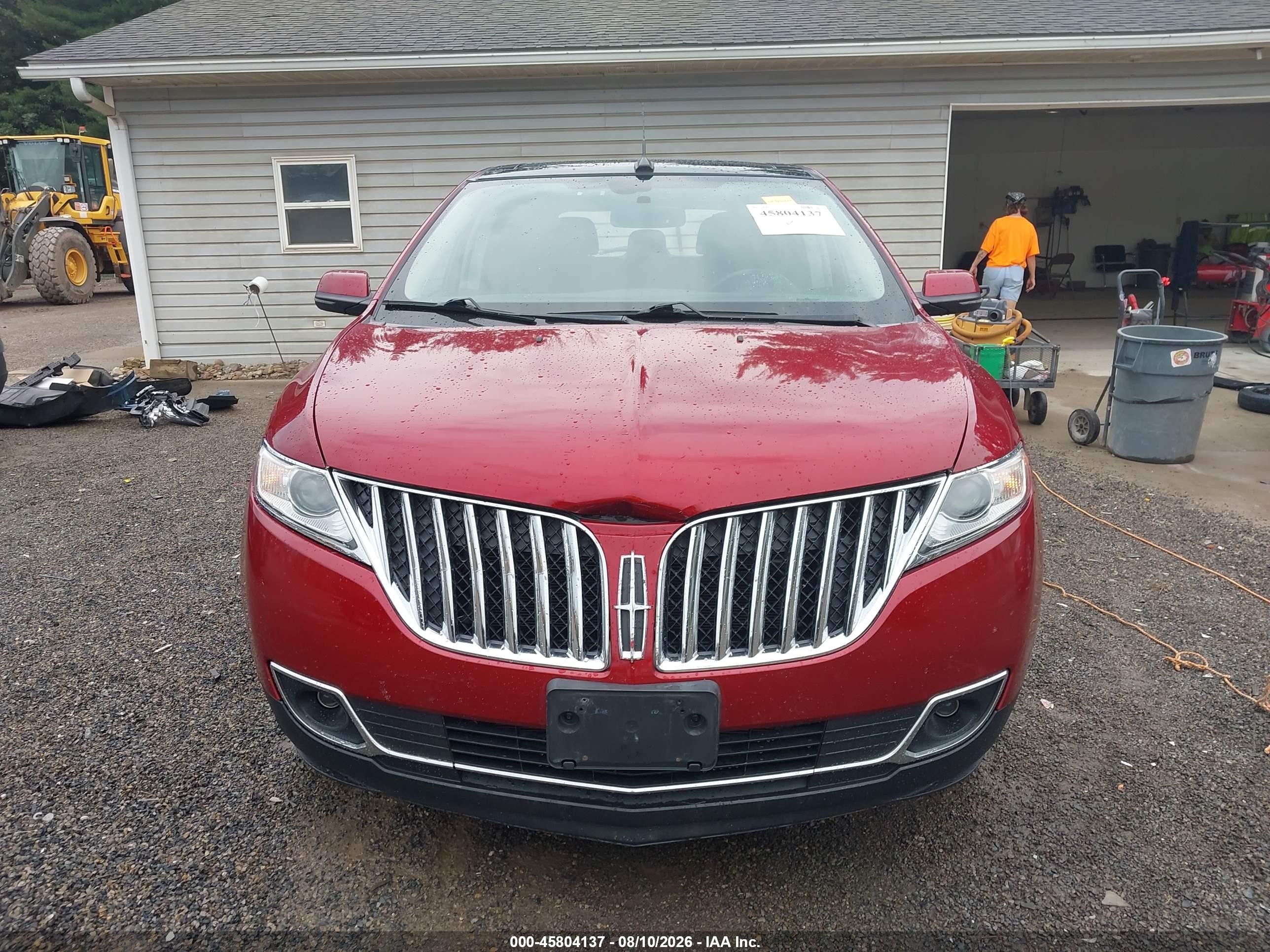 2013 Lincoln Mkx   Red vin: 2LMDJ8JK0DBL11204