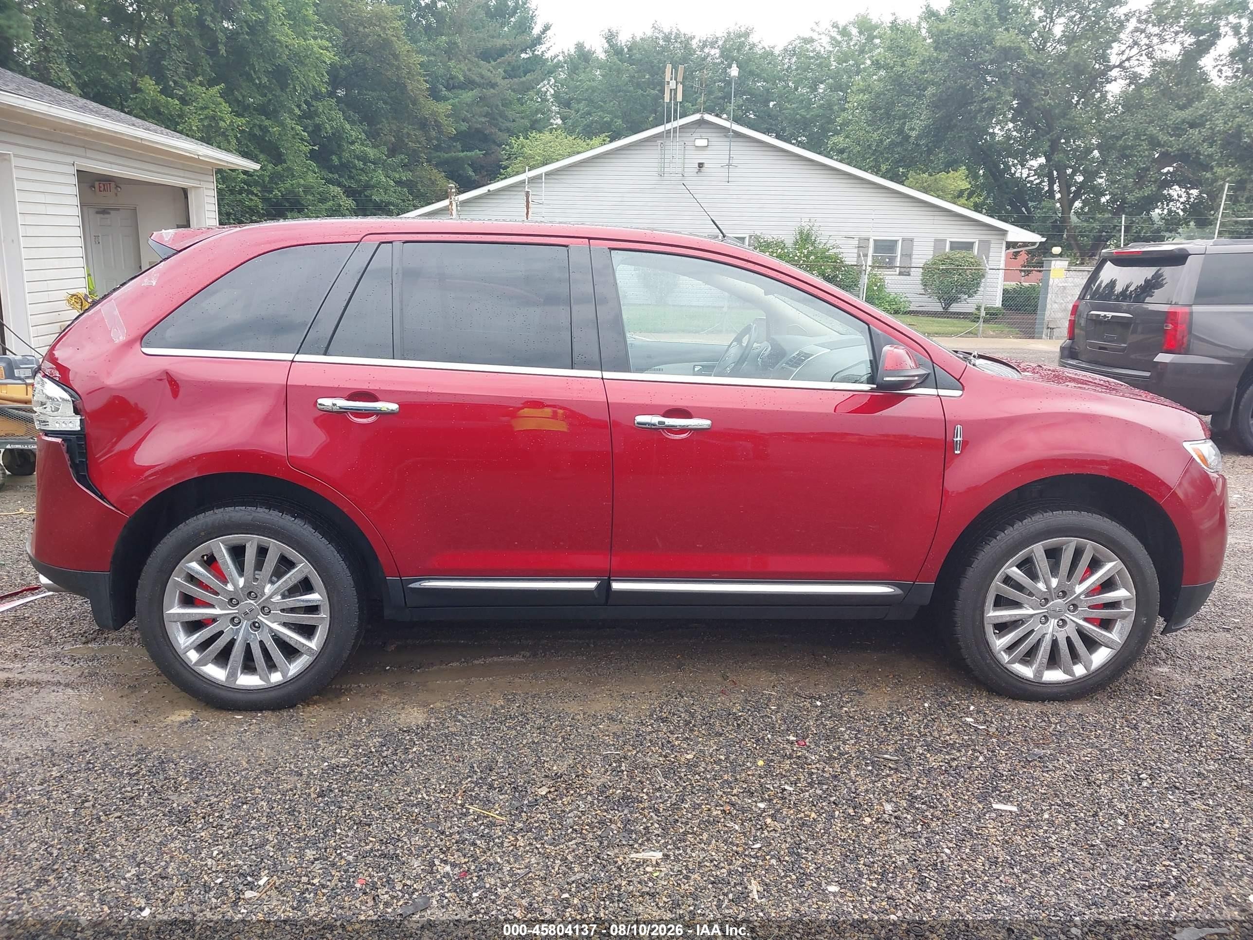 2013 Lincoln Mkx   Red vin: 2LMDJ8JK0DBL11204