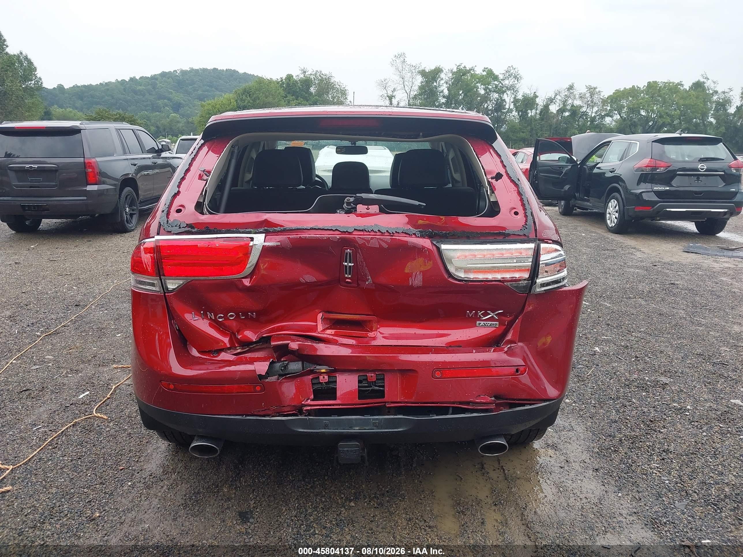 2013 Lincoln Mkx   Red vin: 2LMDJ8JK0DBL11204