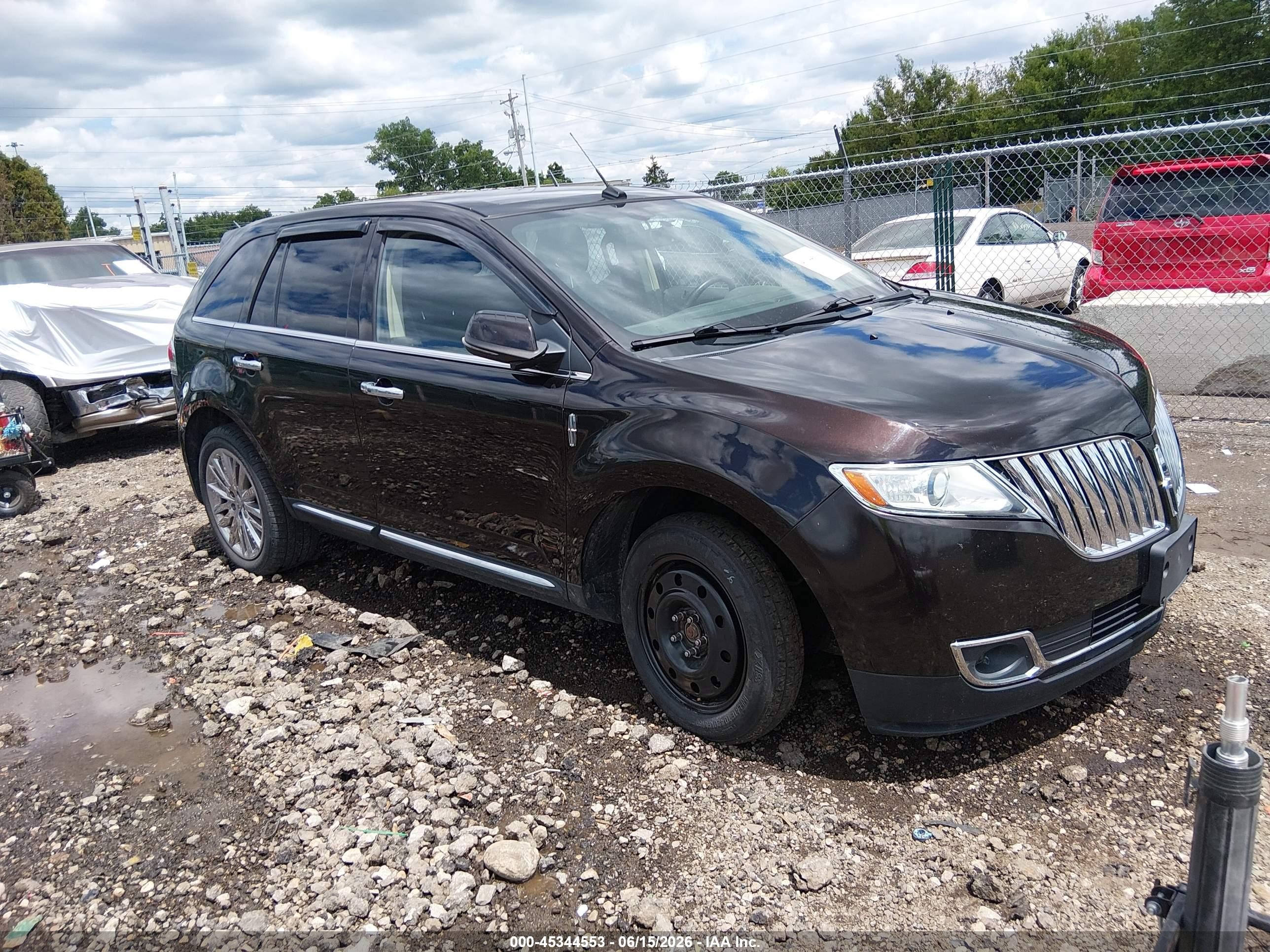 2013 Lincoln Mkx   Black vin: 2LMDJ8JK0DBL12272
