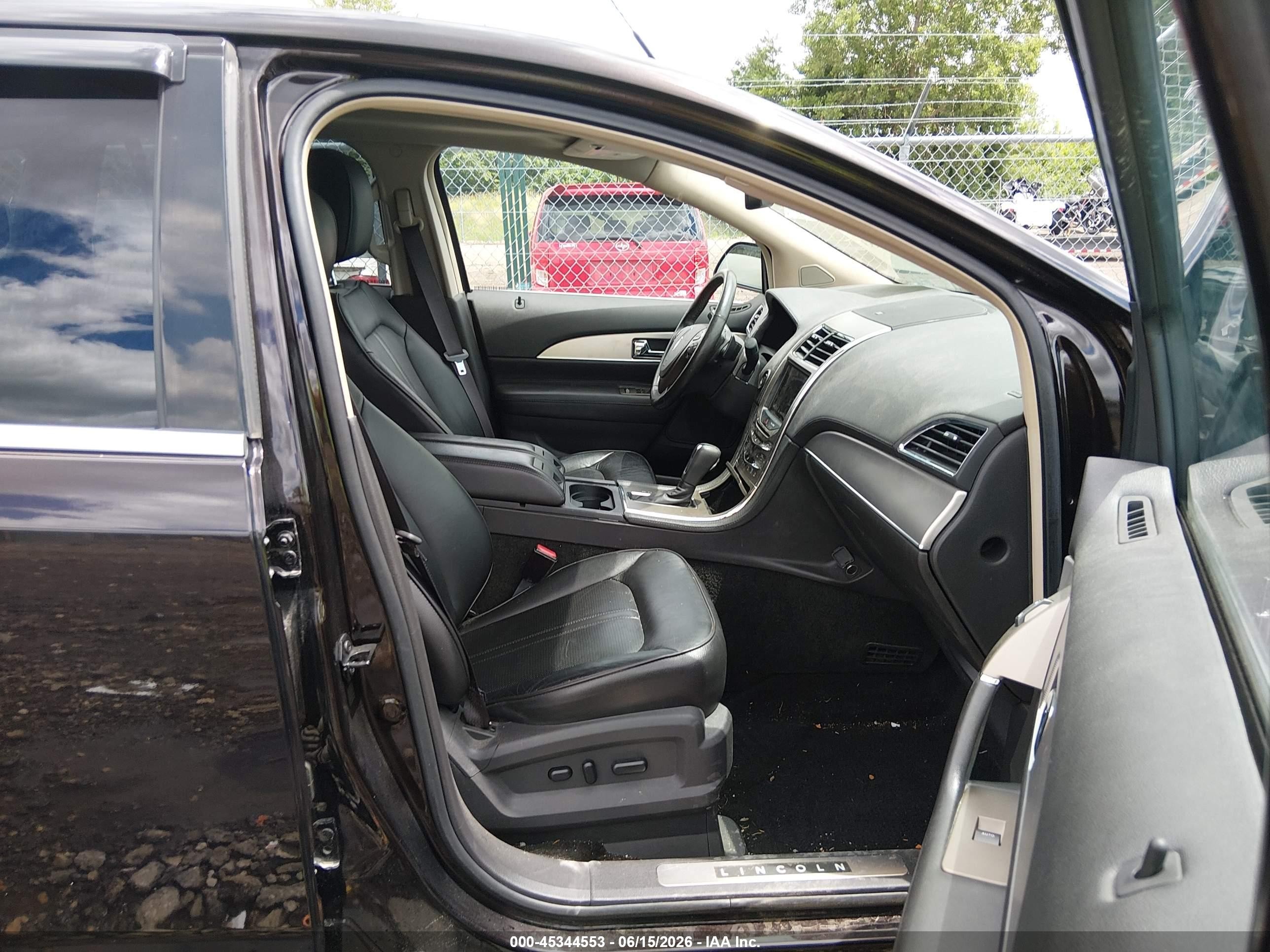 2013 Lincoln Mkx   Черный vin: 2LMDJ8JK0DBL12272