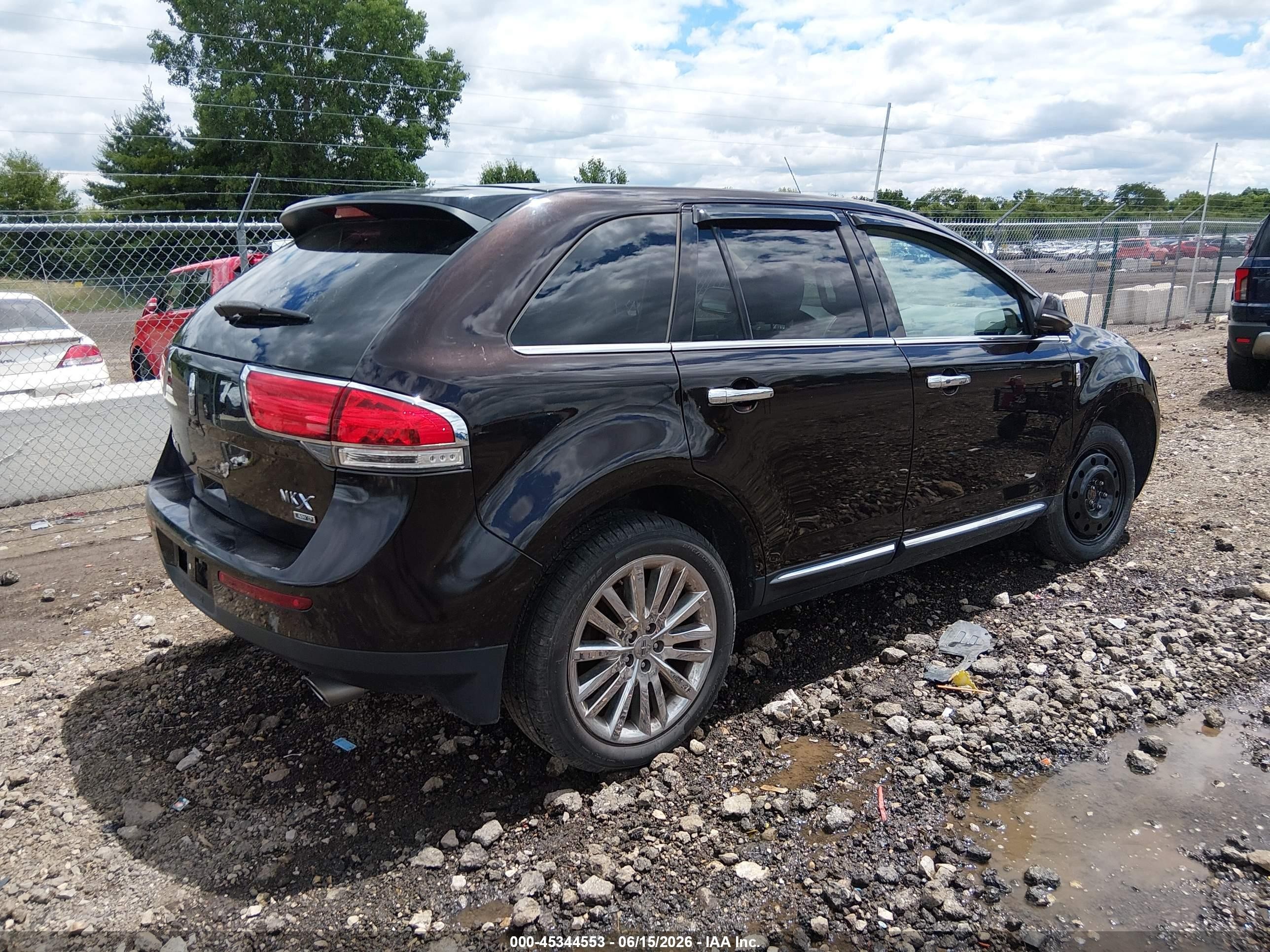 2013 Lincoln Mkx   Черный vin: 2LMDJ8JK0DBL12272