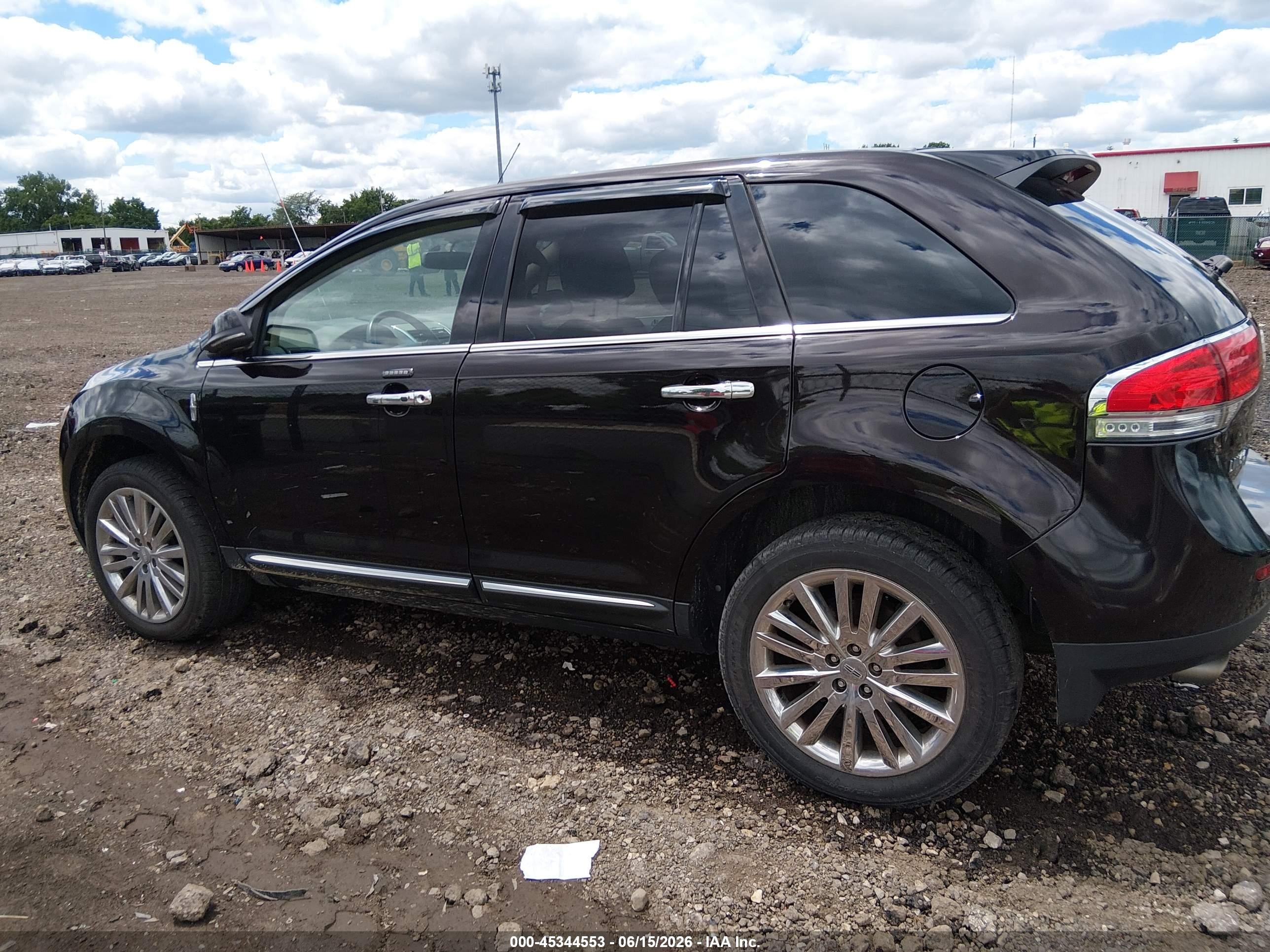 2013 Lincoln Mkx   Черный vin: 2LMDJ8JK0DBL12272