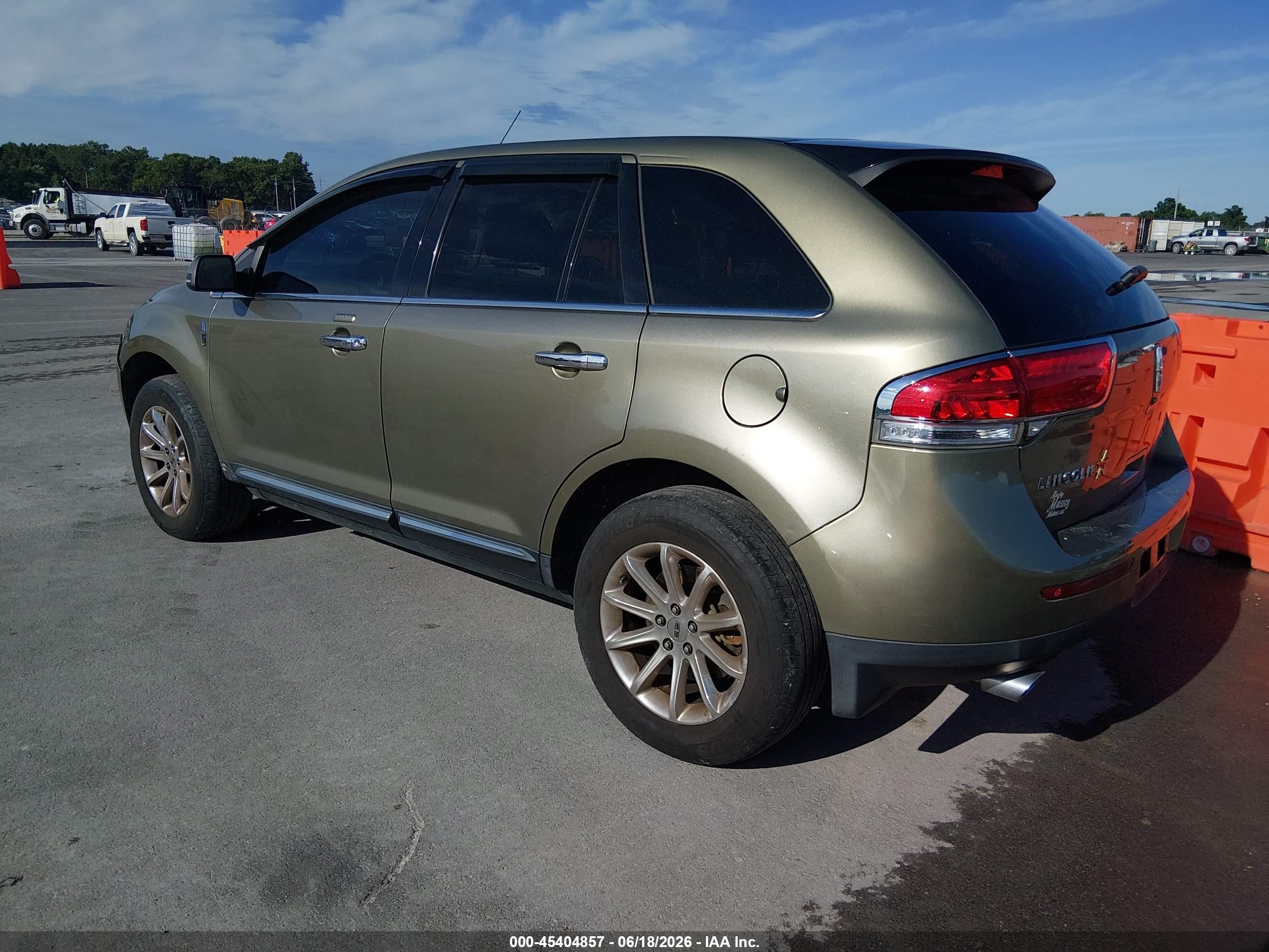 2013 Lincoln Mkx   Green vin: 2LMDJ8JK0DBL29167