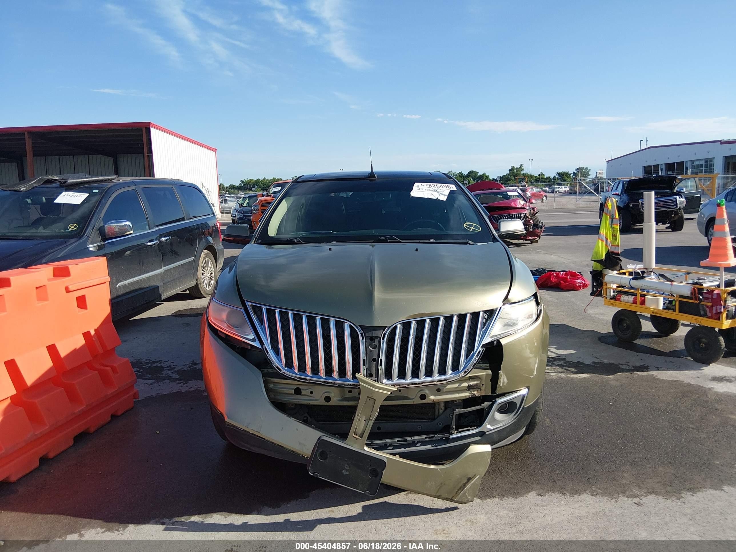 2013 Lincoln Mkx   Green vin: 2LMDJ8JK0DBL29167